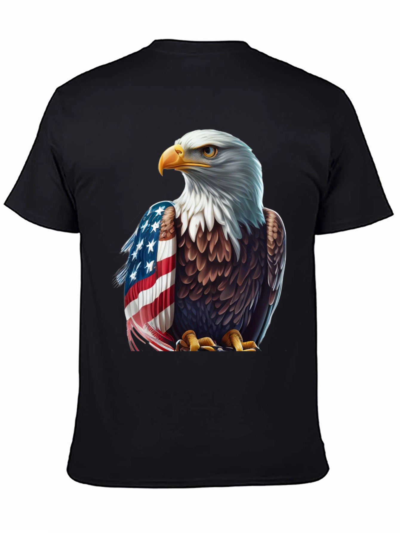 Patriotic Eagle Graphic Tee - American Pride