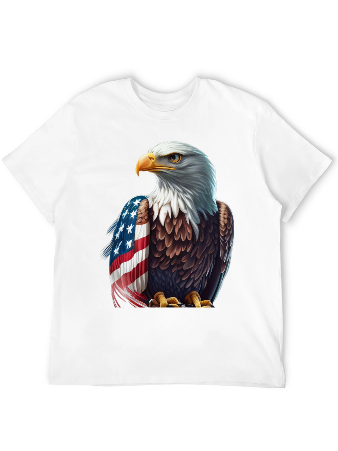 Patriotic Eagle Graphic Tee - American Pride