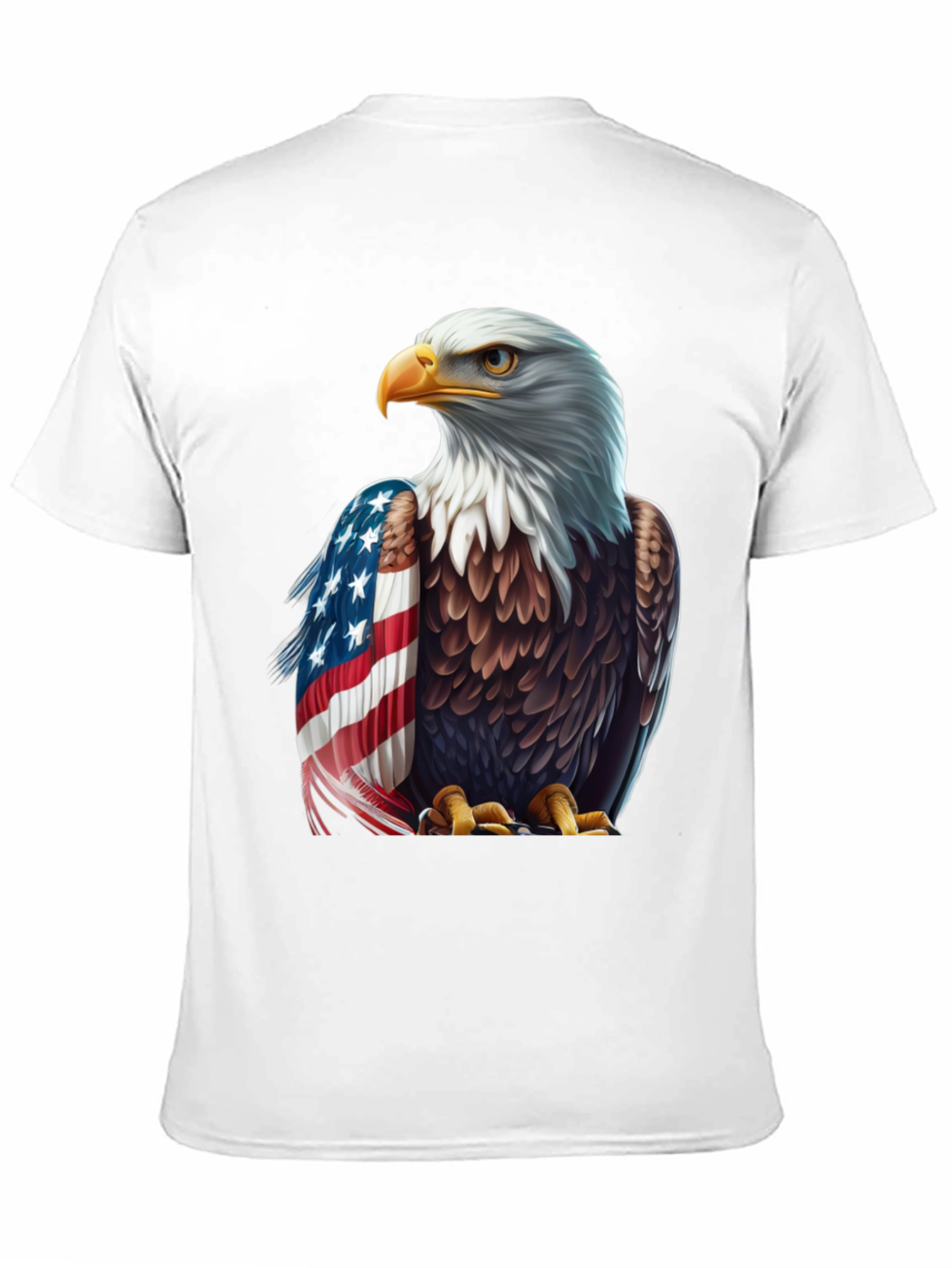 Patriotic Eagle Graphic Tee - American Pride