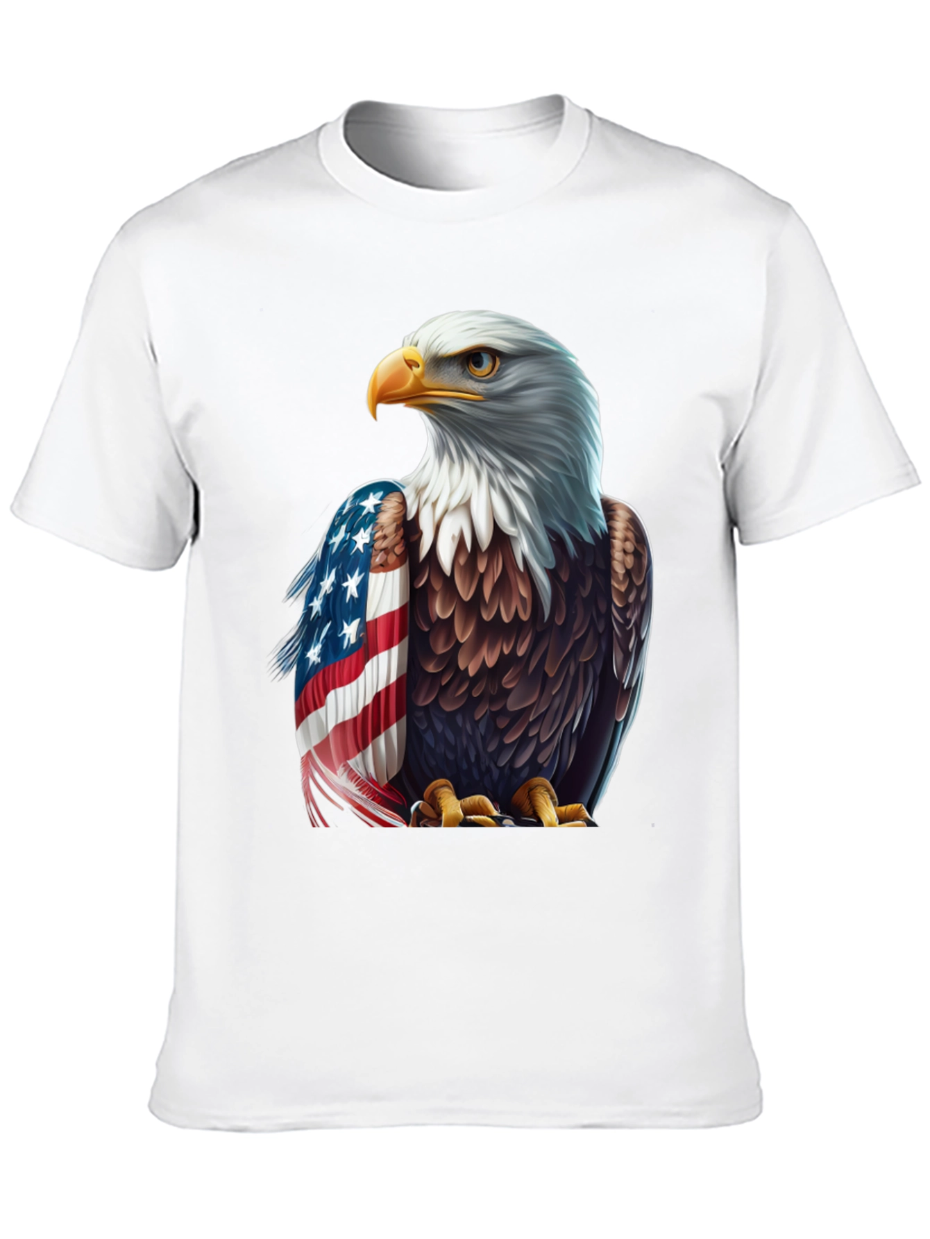 Patriotic Eagle Graphic Tee - American Pride