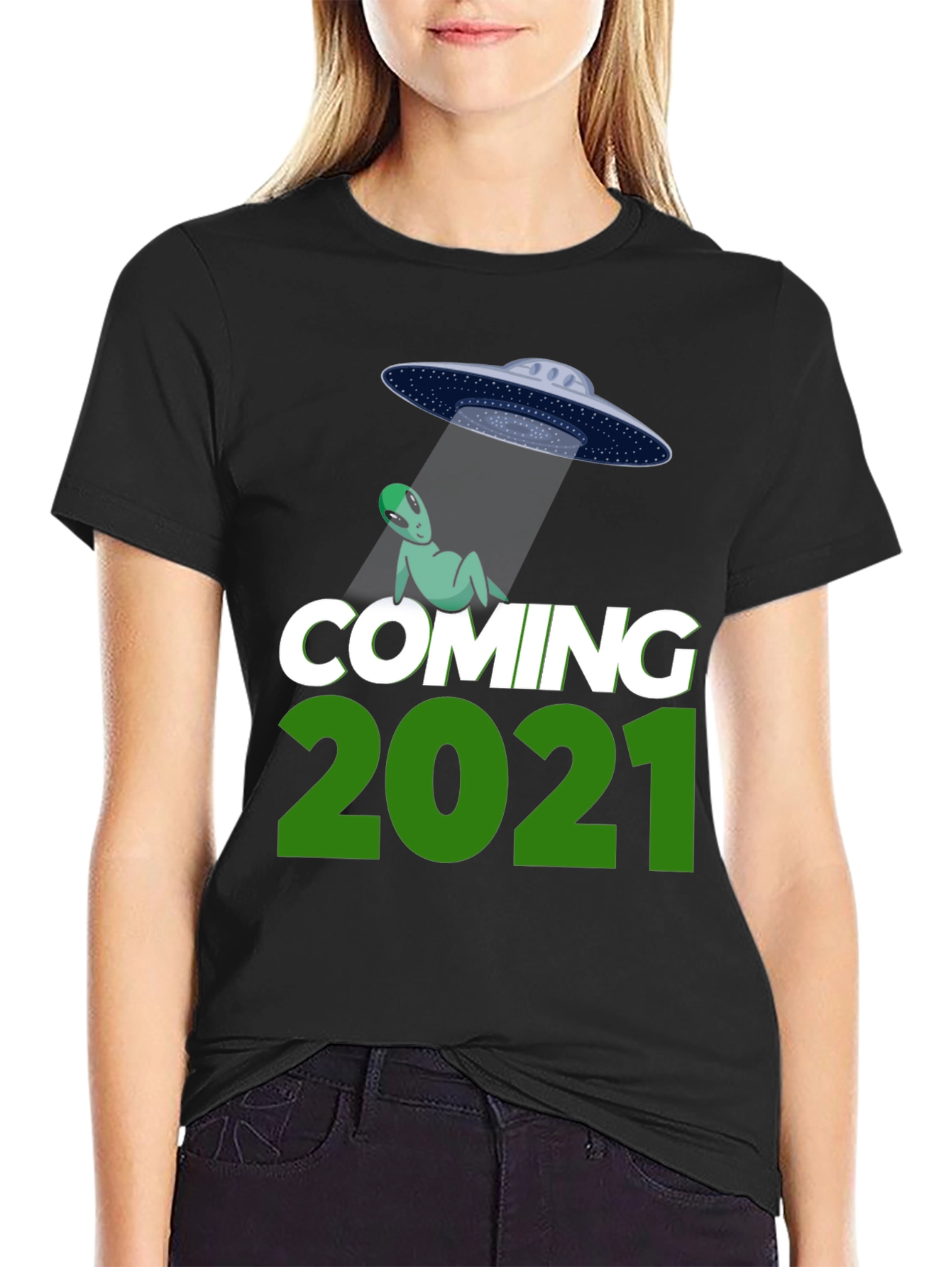 Coming 2021 Alien UFO T-Shirt