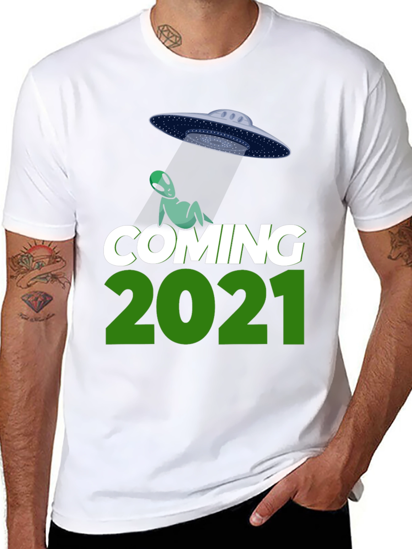 Coming 2021 Alien UFO T-Shirt