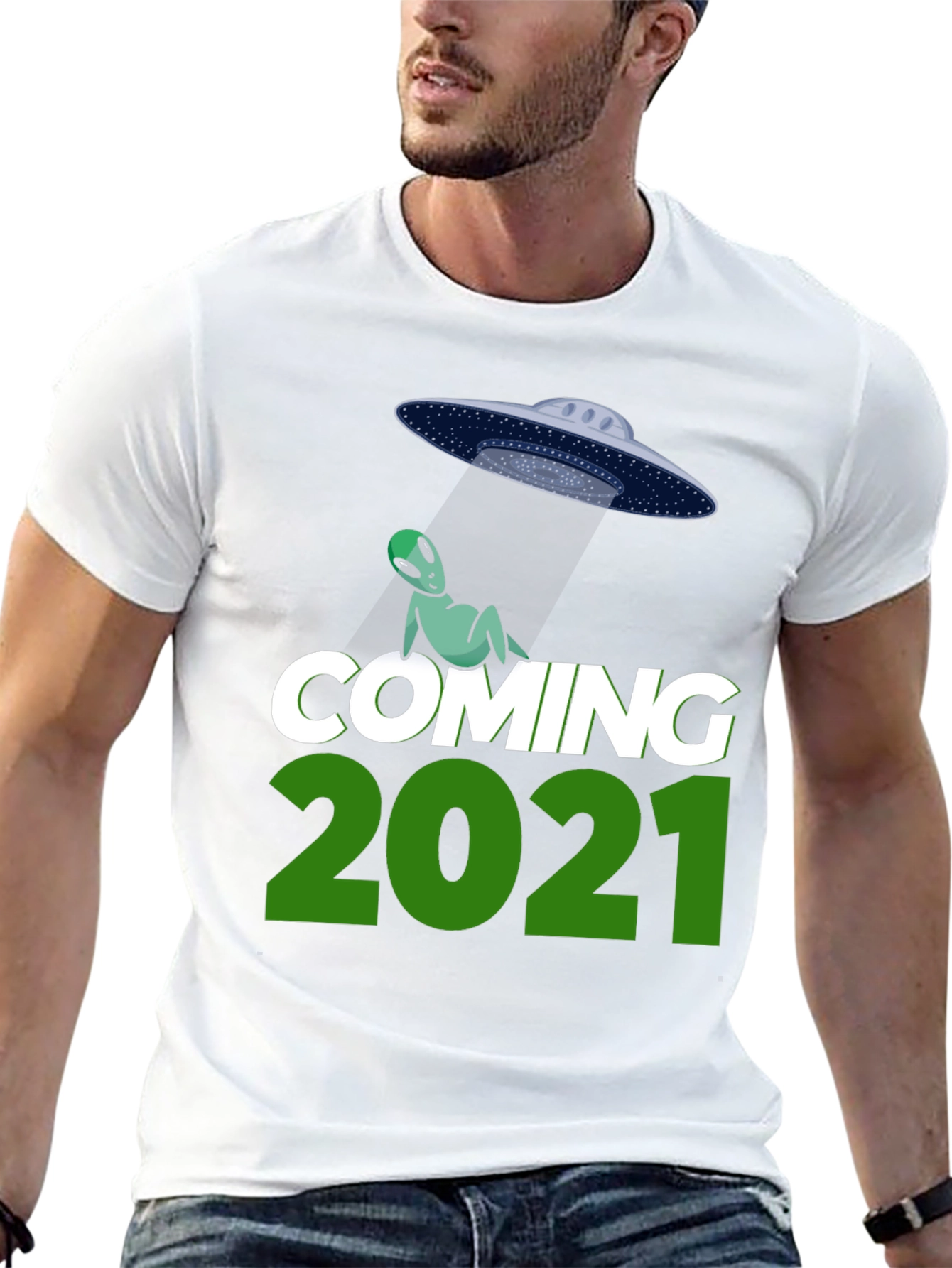 Coming 2021 Alien UFO T-Shirt