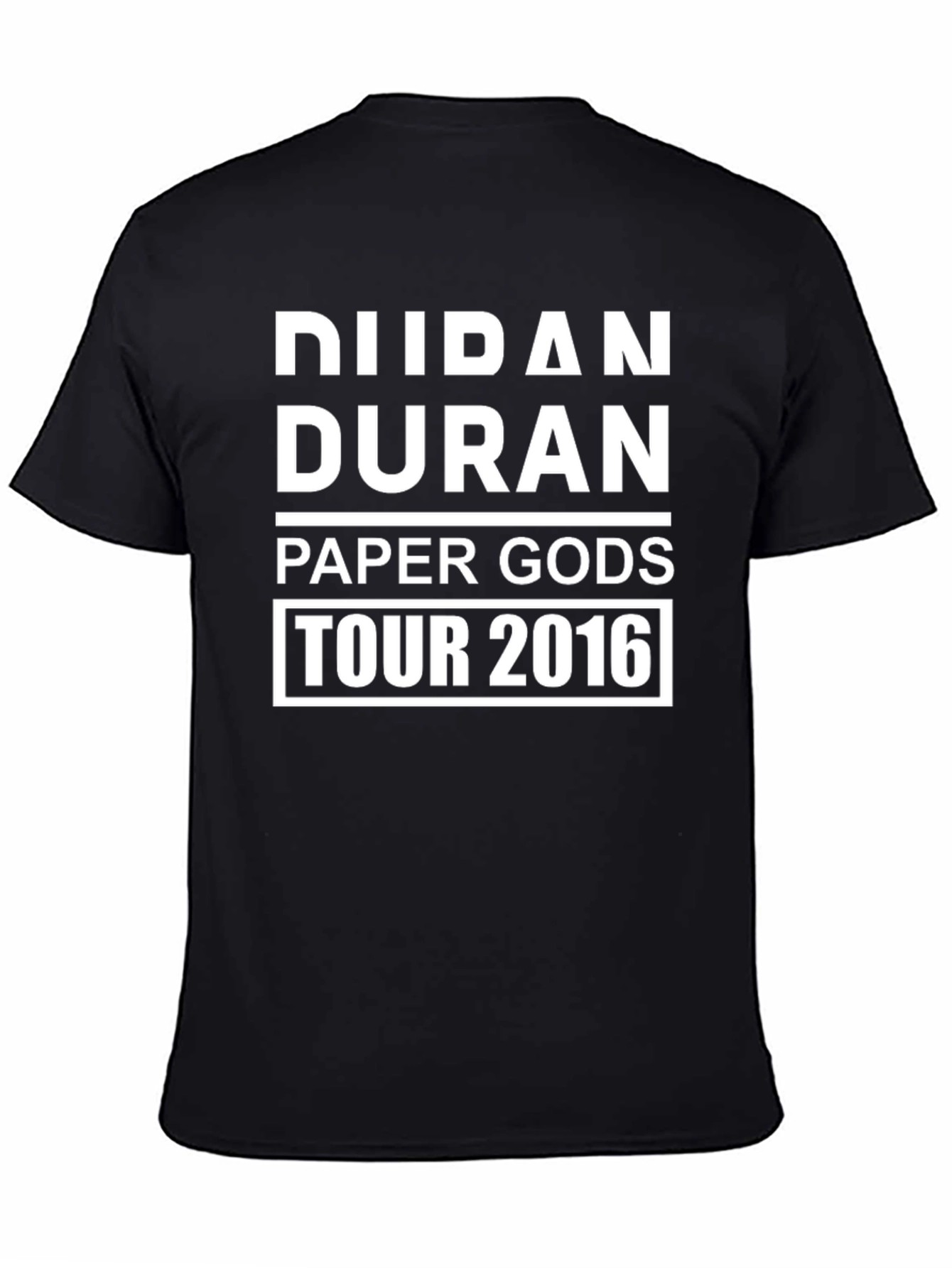 Duran Duran Paper Gods Tour 2016 Black T-Shirt