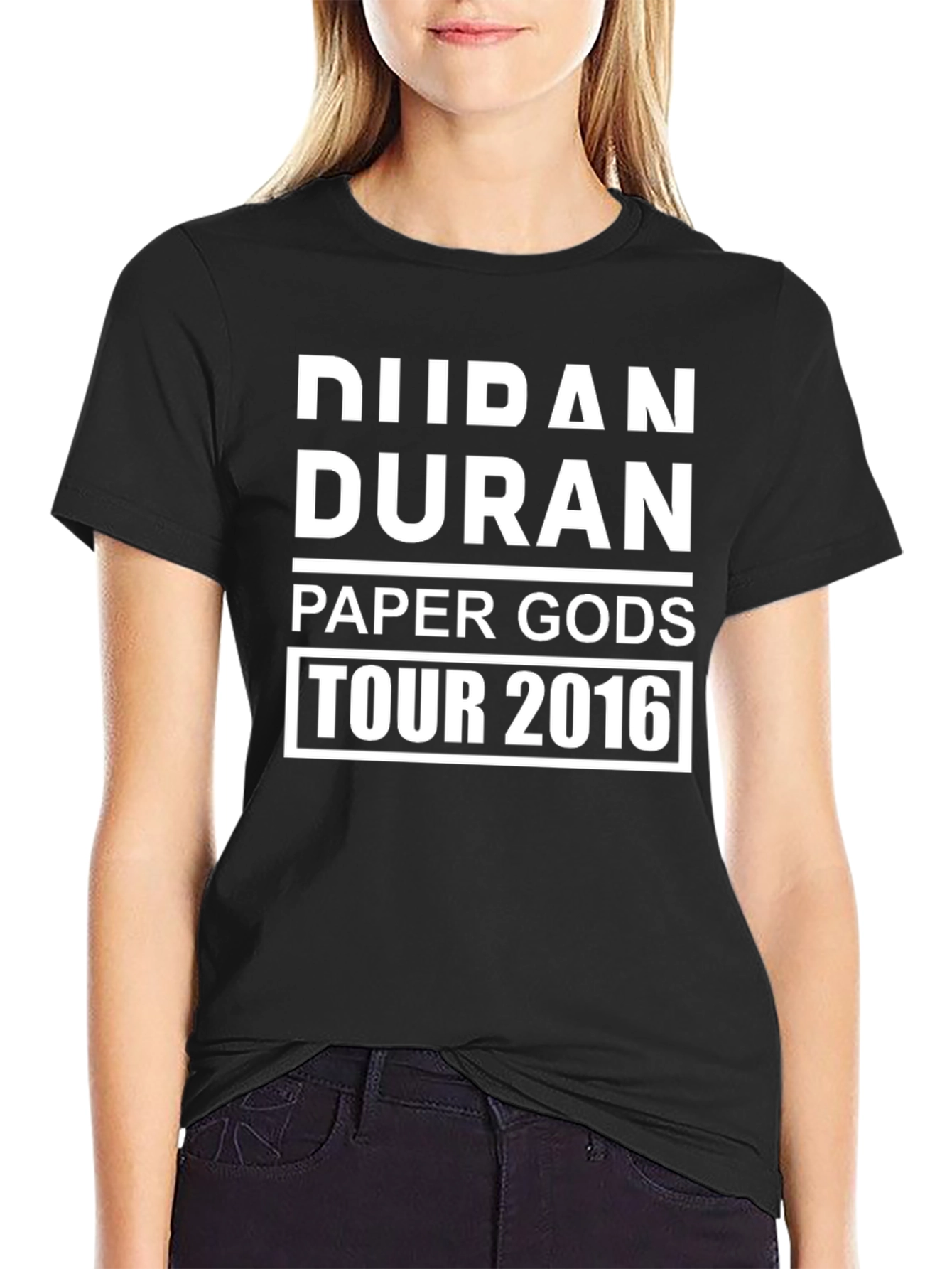 Duran Duran Paper Gods Tour 2016 Black T-Shirt