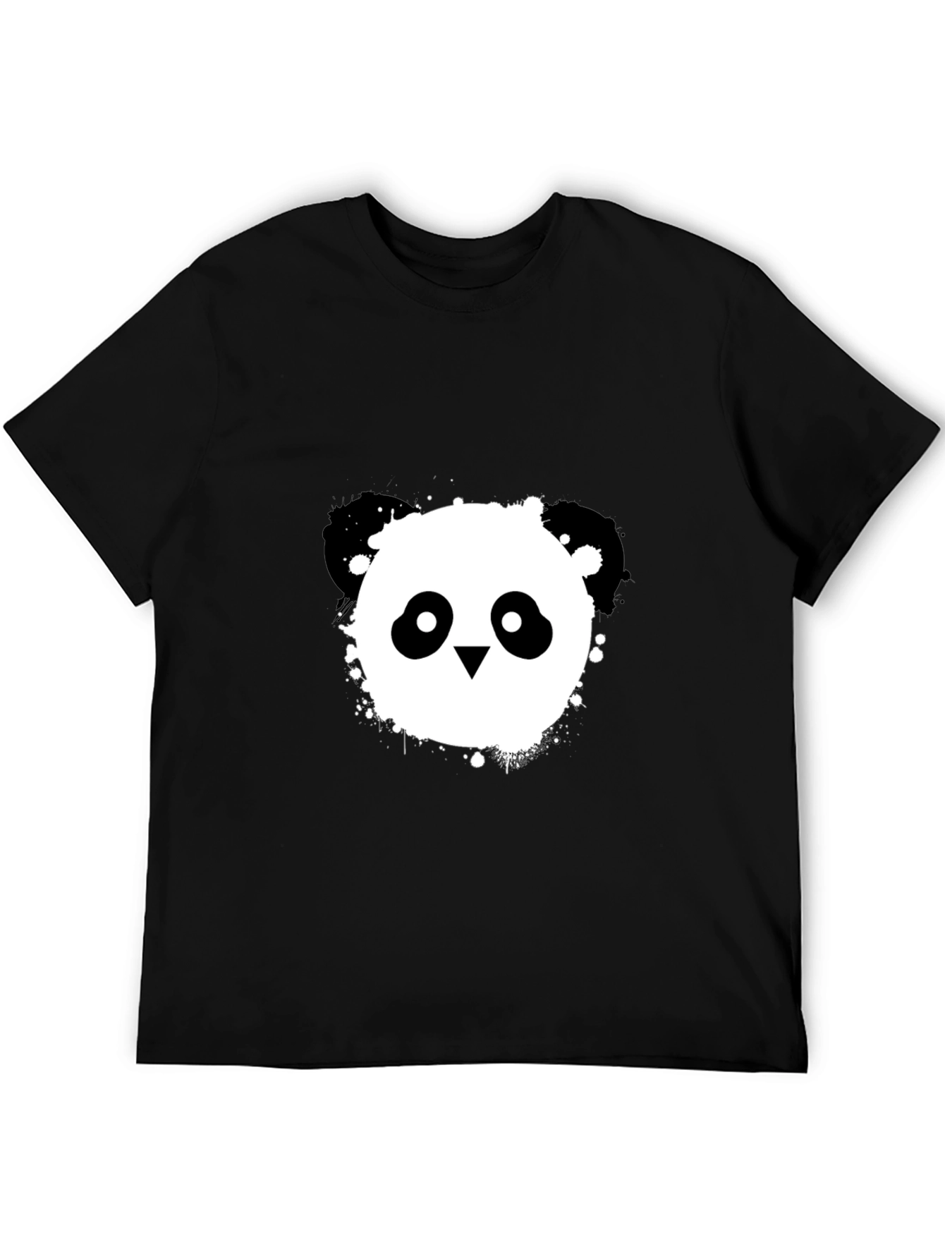 Cool Panda Graphic Black T-Shirt