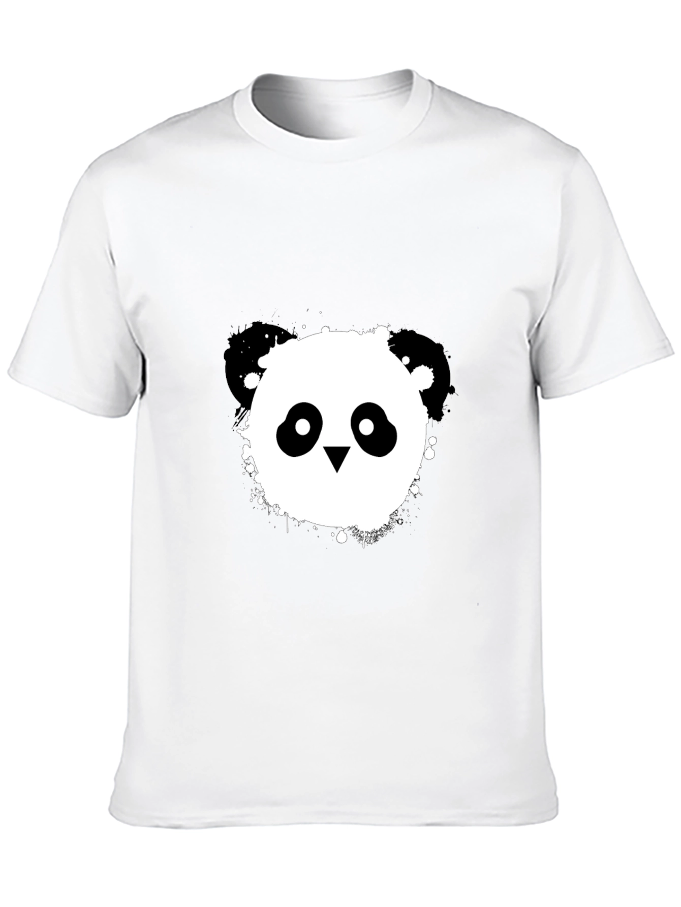 Cool Panda Graphic Black T-Shirt