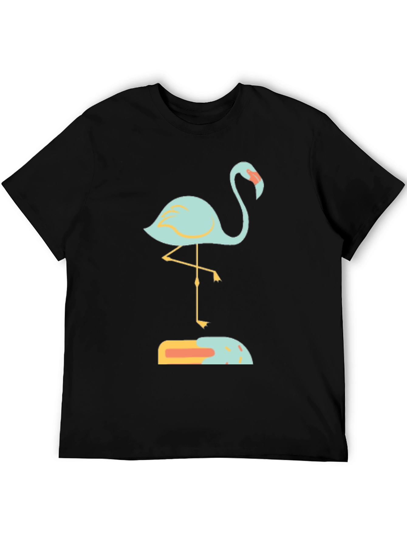 Flamingo Graphic Tee - Unique Bird Design