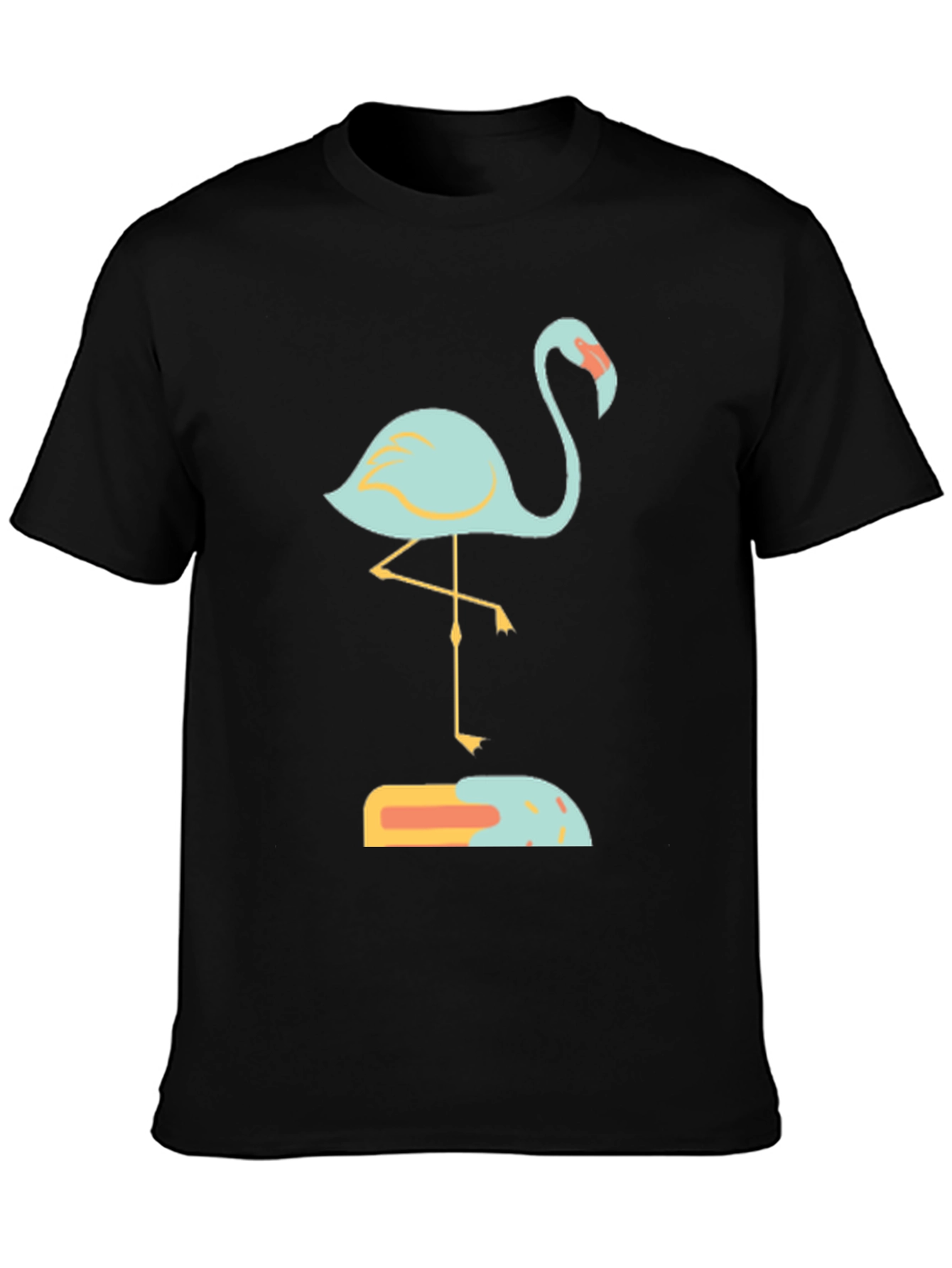 Flamingo Graphic Tee - Unique Bird Design