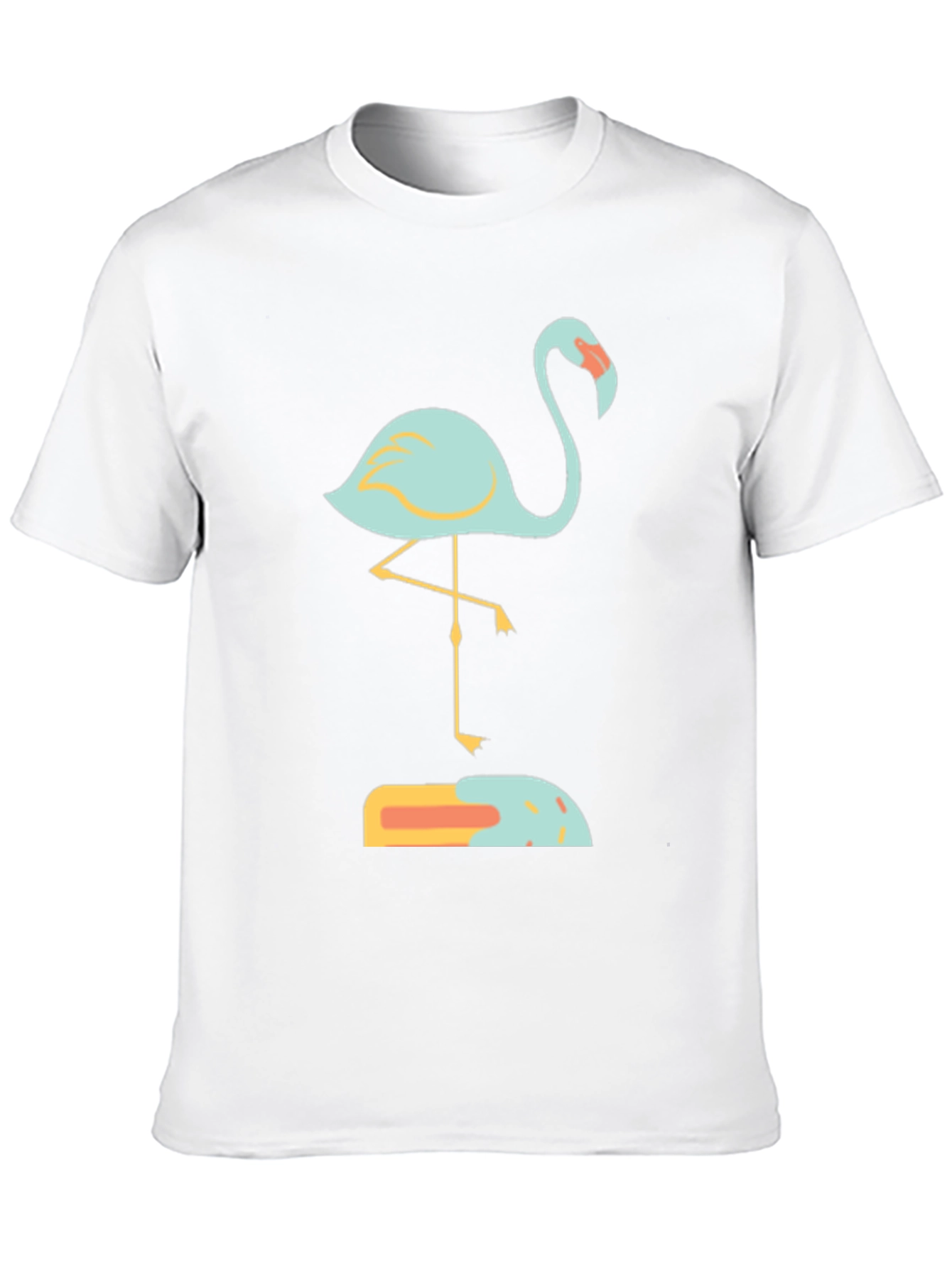 Flamingo Graphic Tee - Unique Bird Design