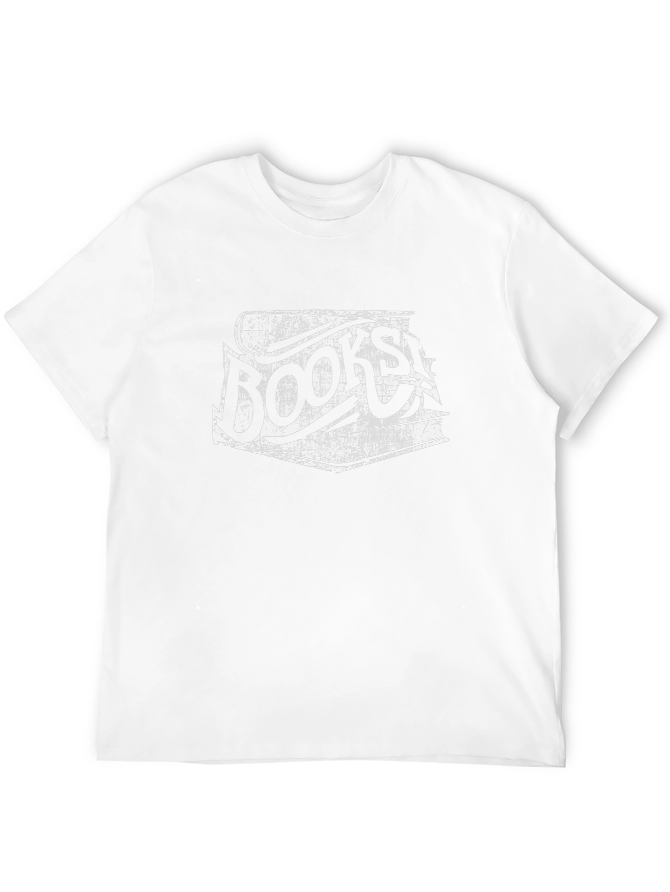 Books Distressed Graphic T-Shirt
