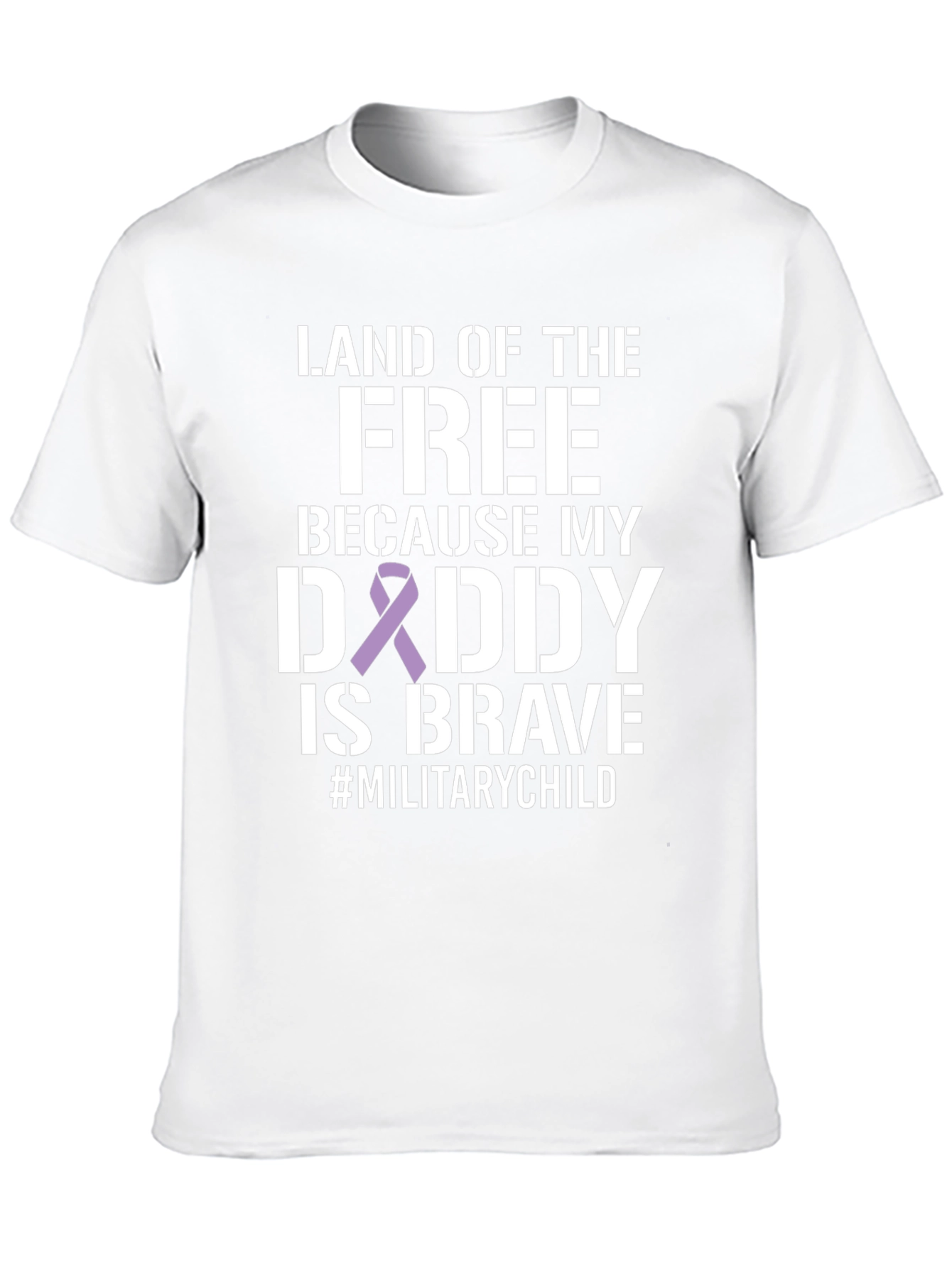 Land of the Free Military Child Graphic Tee
