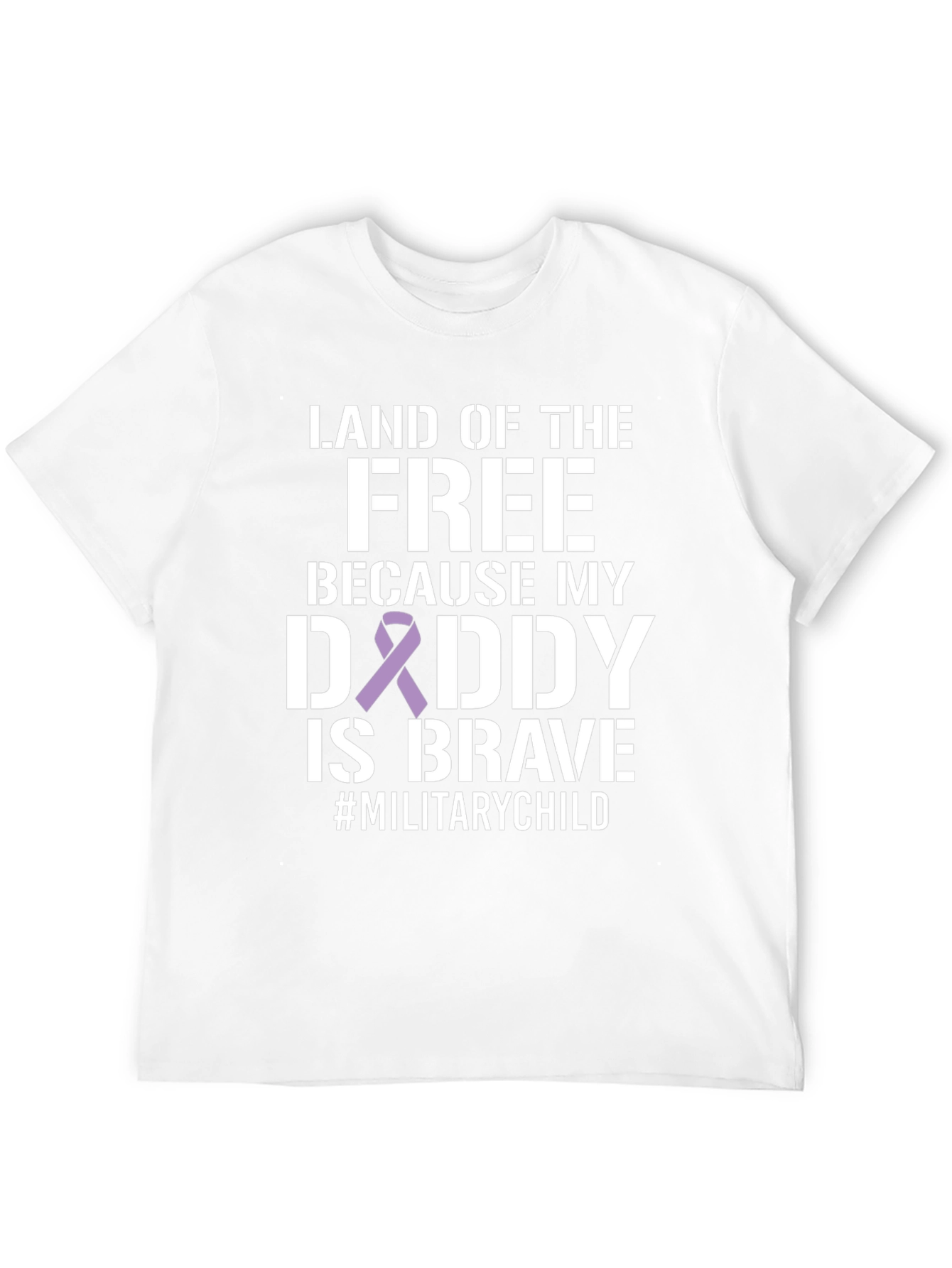 Land of the Free Military Child Graphic Tee