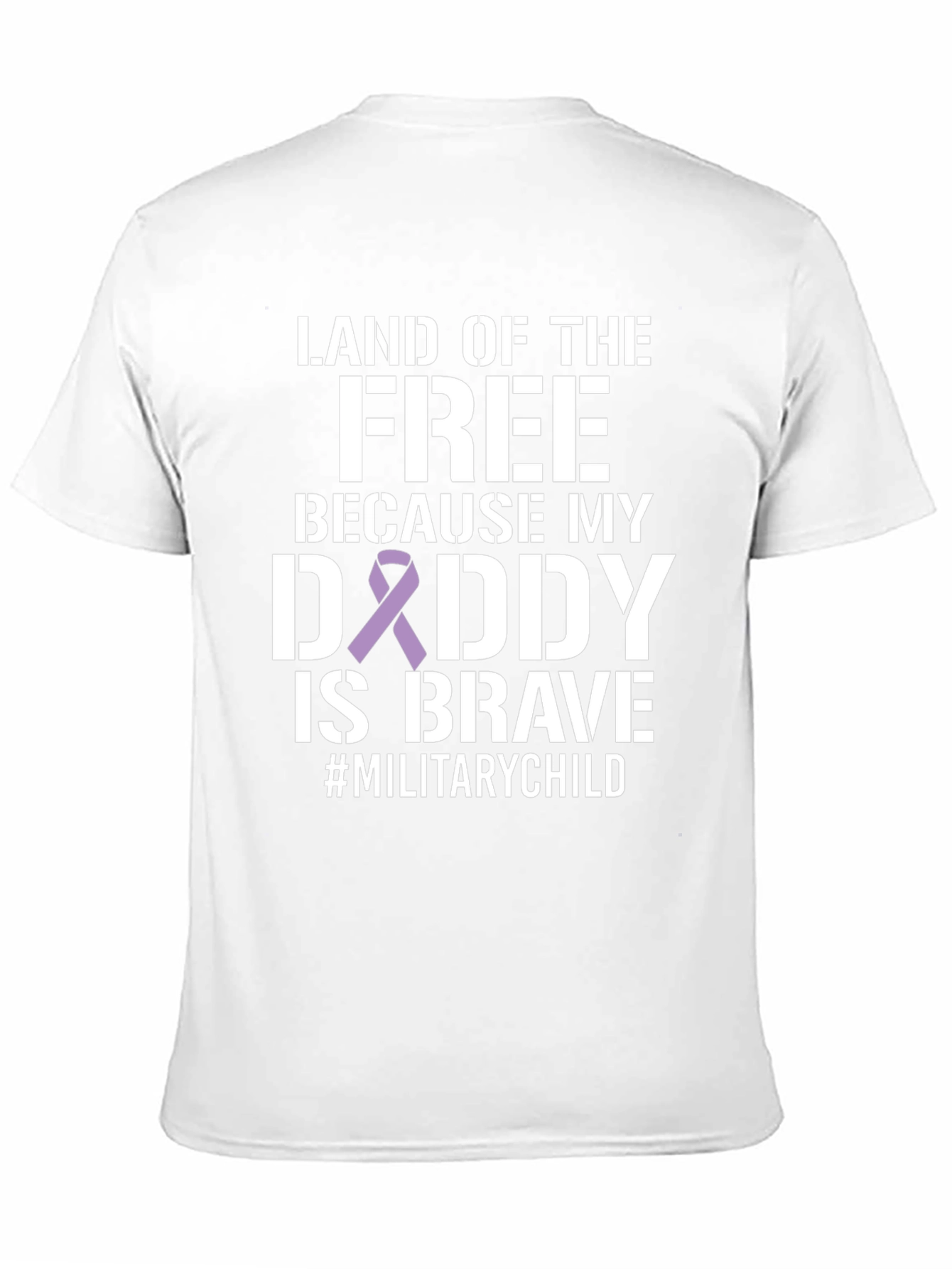 Land of the Free Military Child Graphic Tee