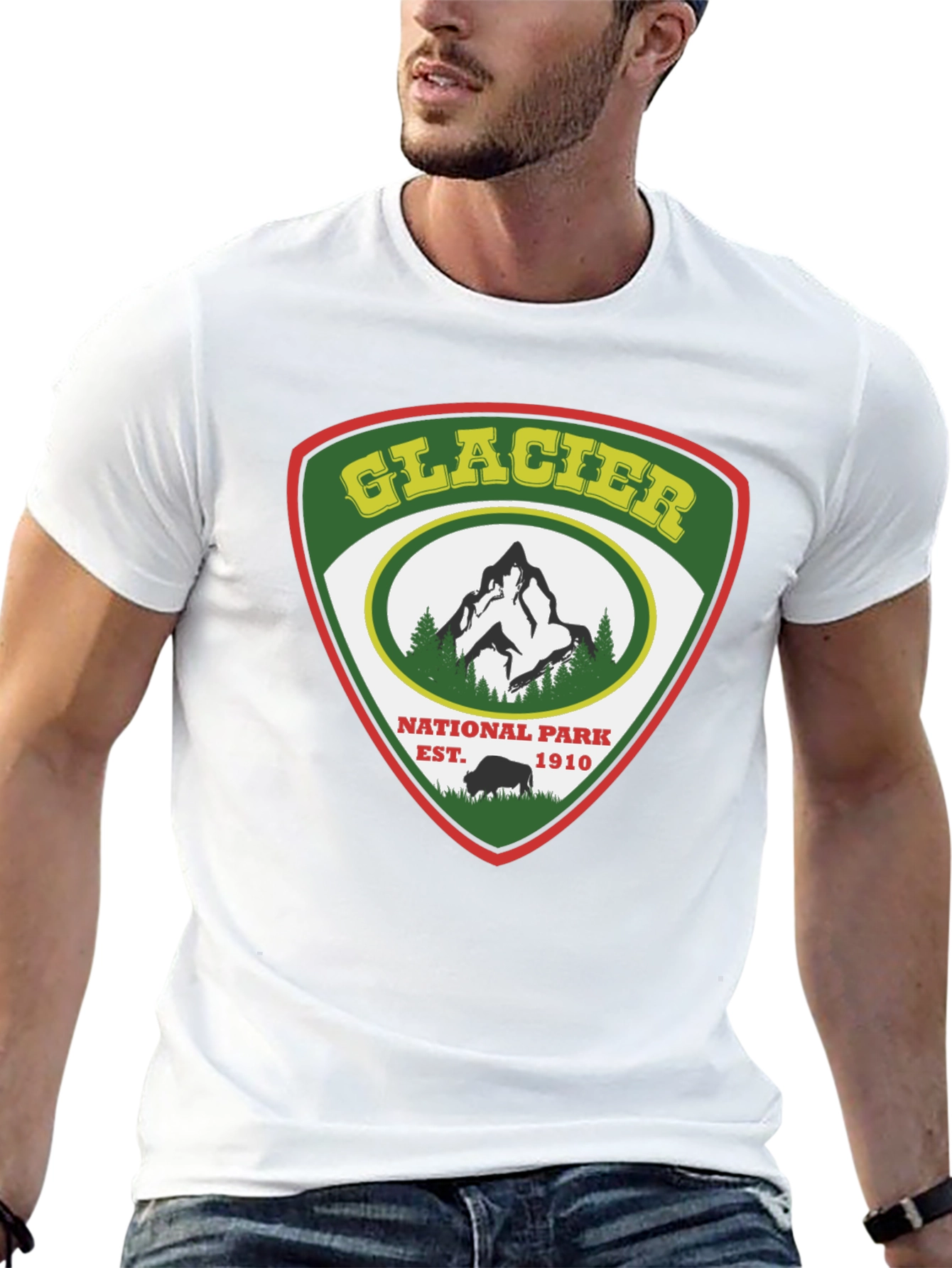 Glacier National Park Graphic T-Shirt