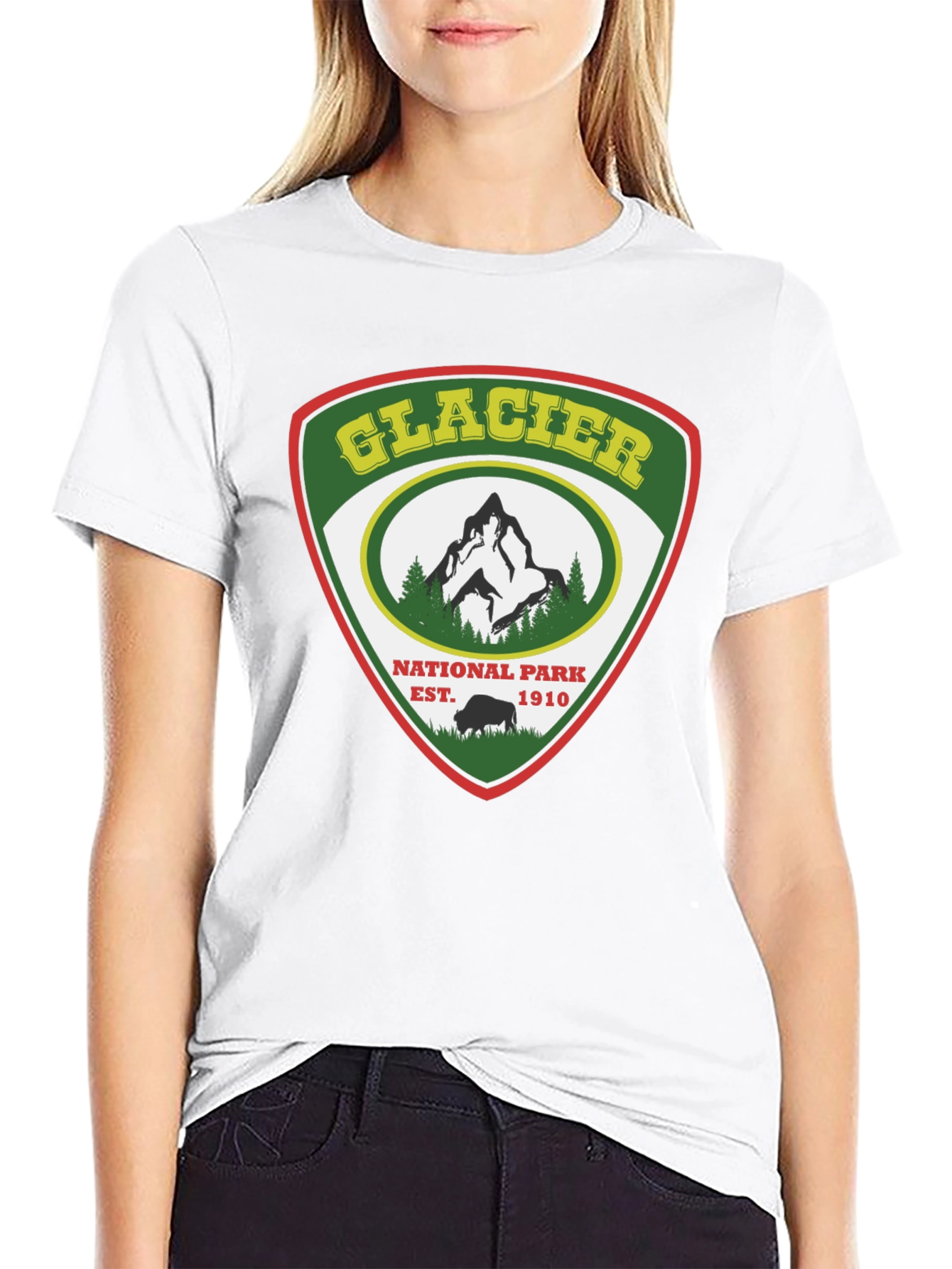 Glacier National Park Graphic T-Shirt
