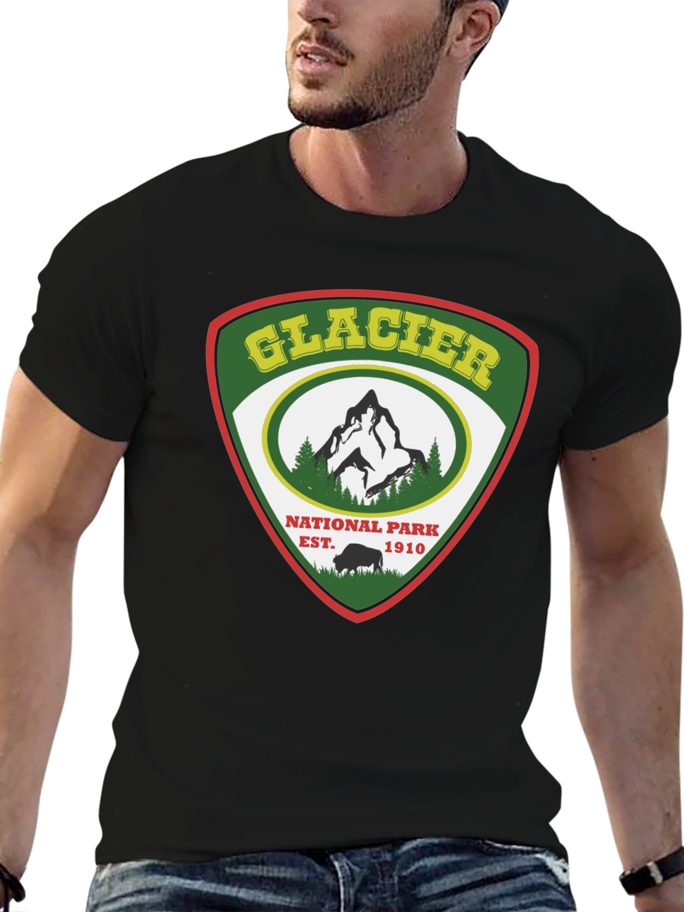 Glacier National Park Graphic T-Shirt
