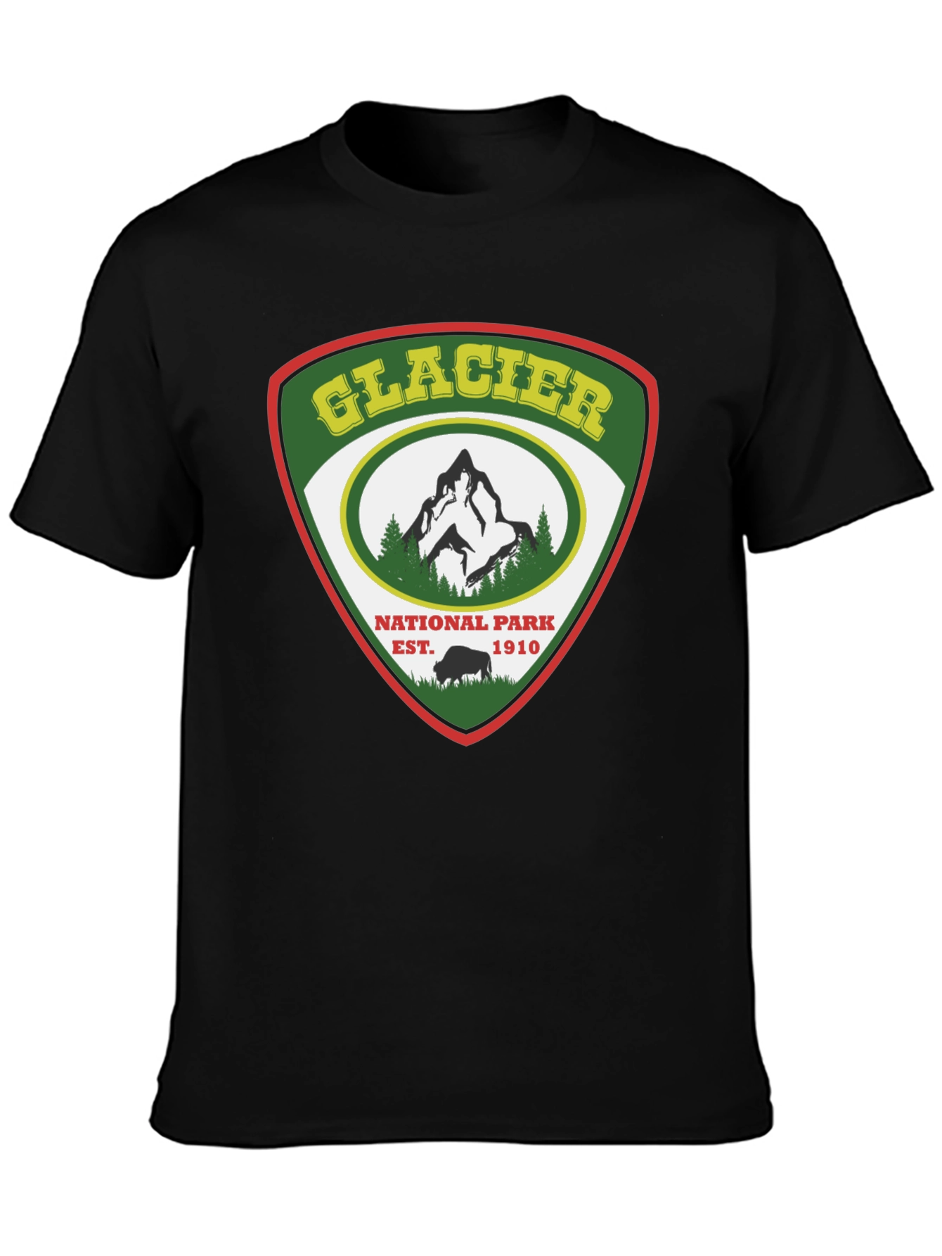 Glacier National Park Graphic T-Shirt