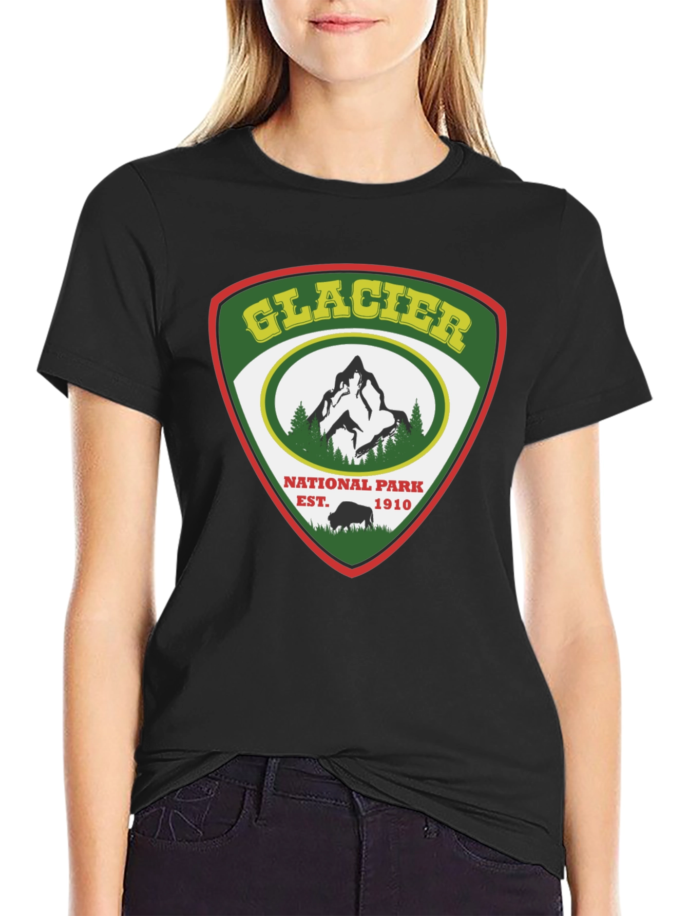 Glacier National Park Graphic T-Shirt
