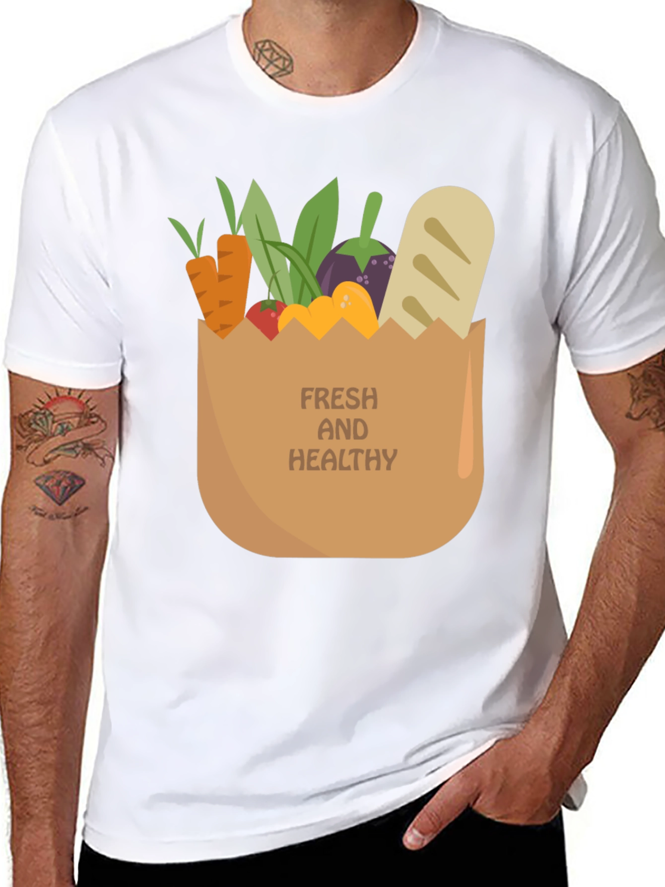 Fresh & Healthy Groceries T-Shirt