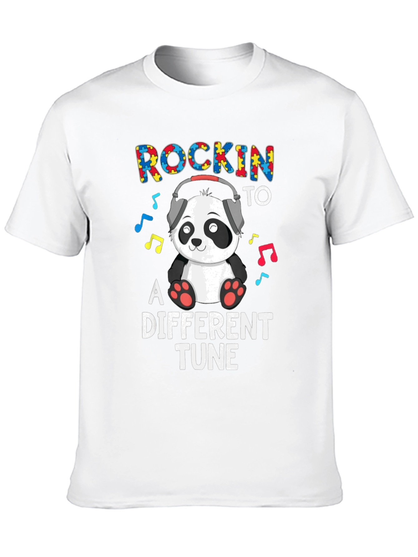 Rockin to a Different Tune Autism Awareness T-Shirt