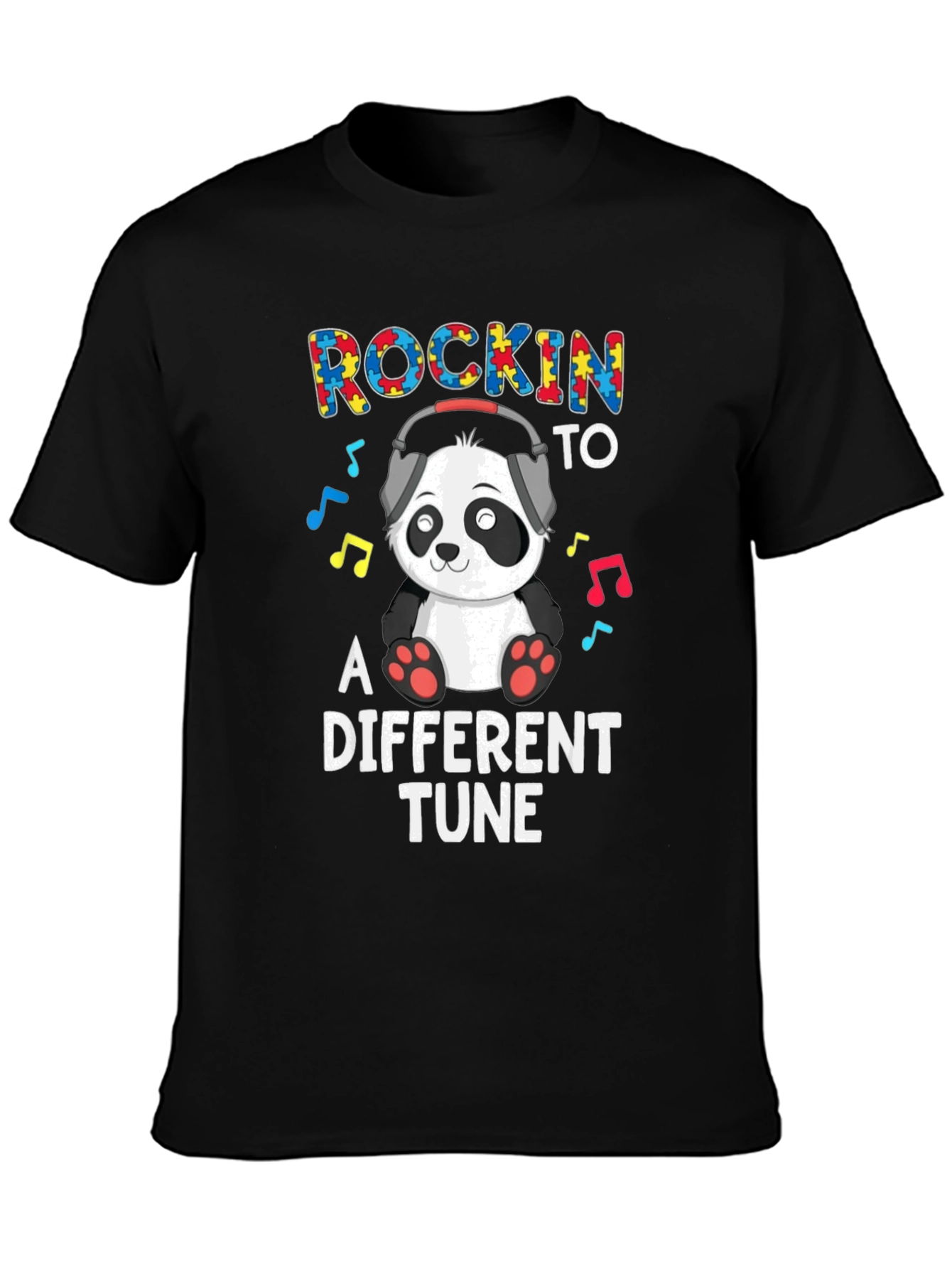 Rockin to a Different Tune Autism Awareness T-Shirt