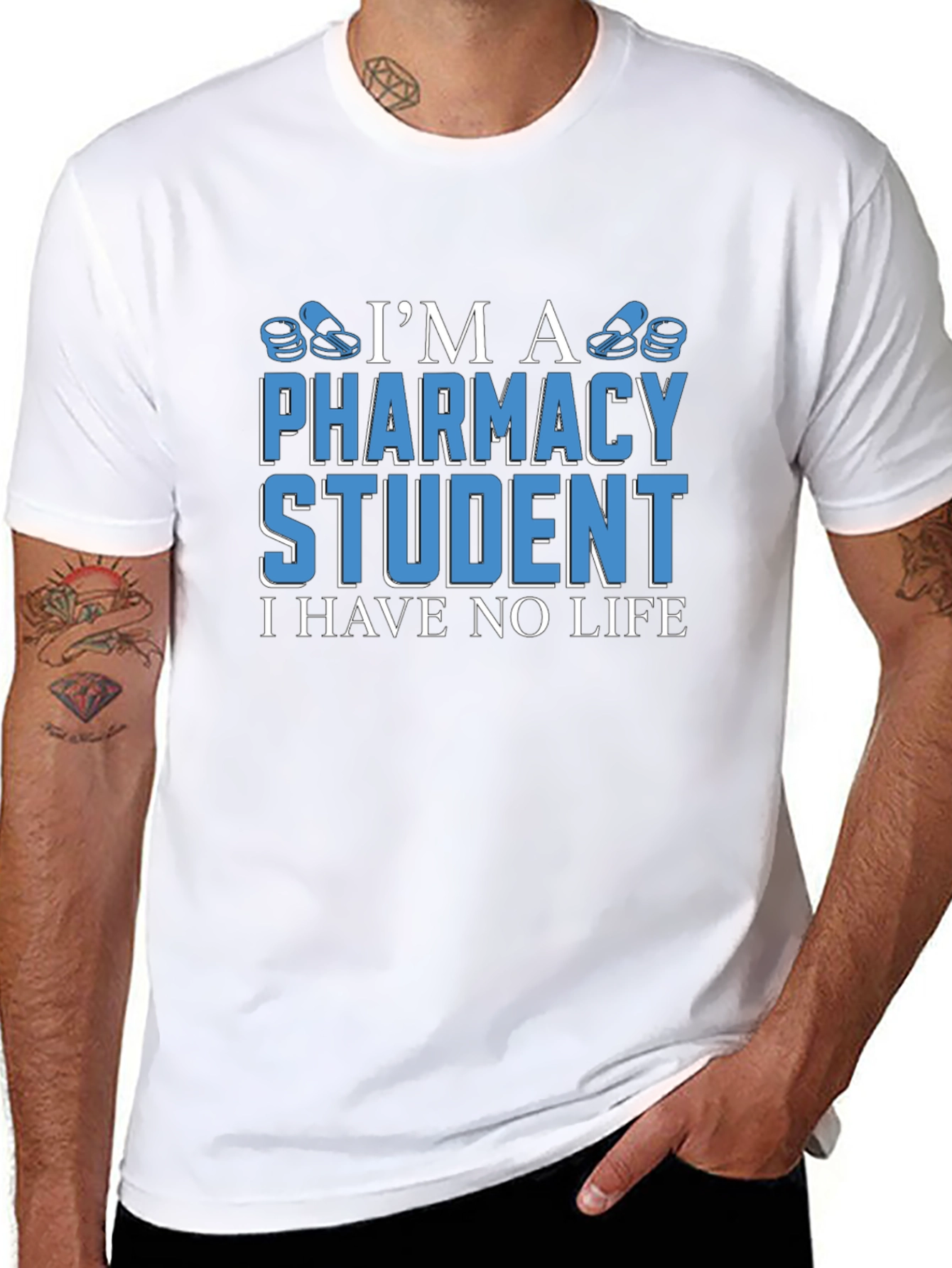 Pharmacy Student T-Shirt - Funny Student Life Tee