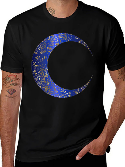 Crescent Moon Graphic Tee - Unique Design