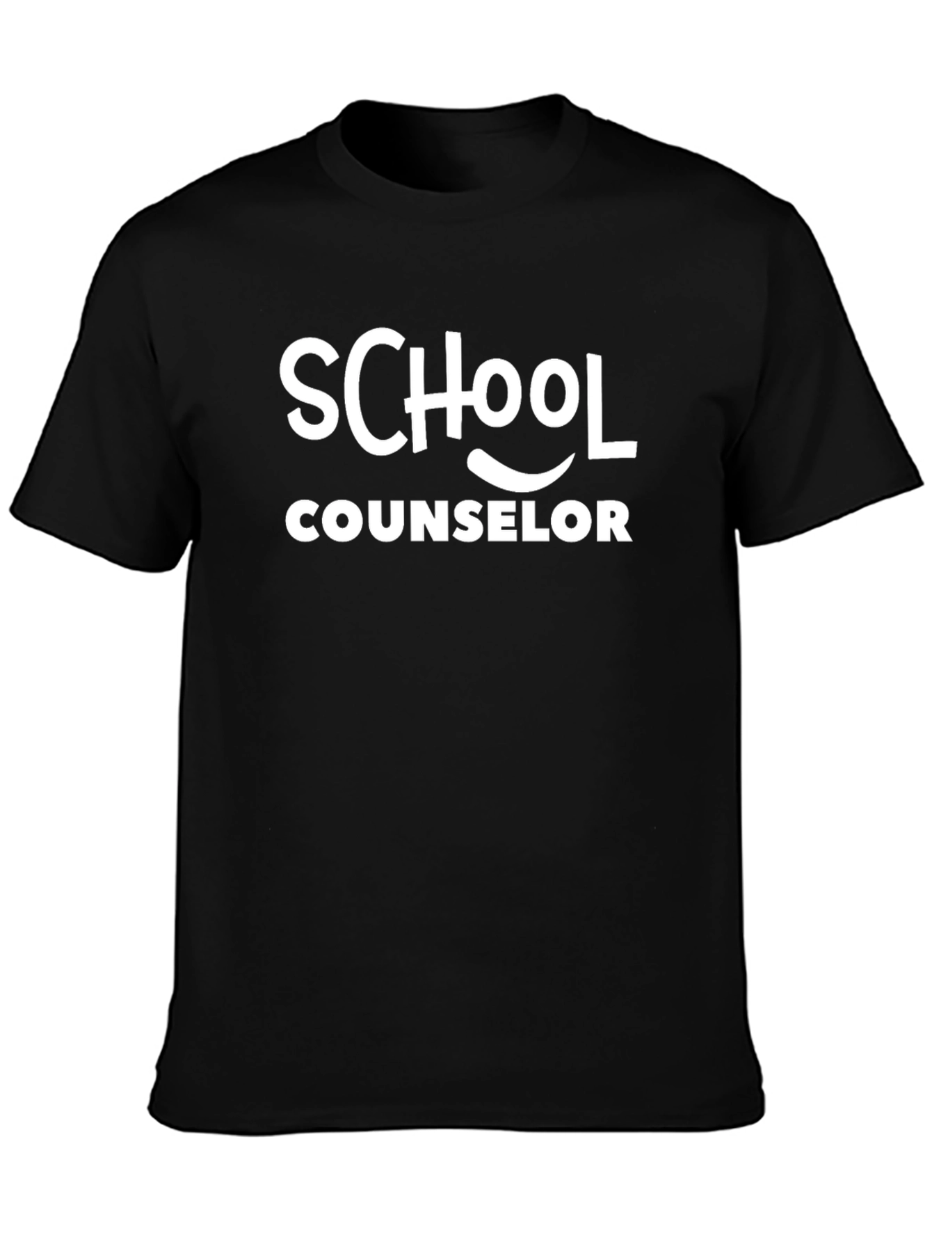 School Counselor T-Shirt - Black Graphic Tee