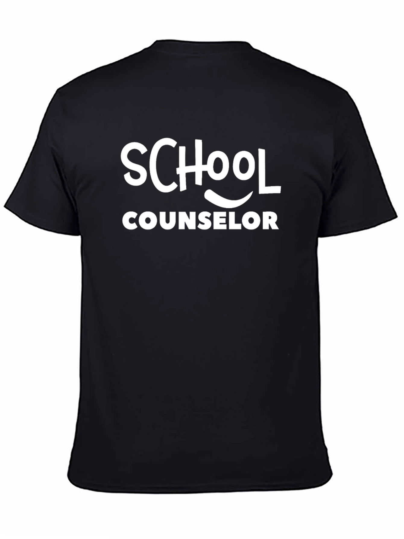 School Counselor T-Shirt - Black Graphic Tee