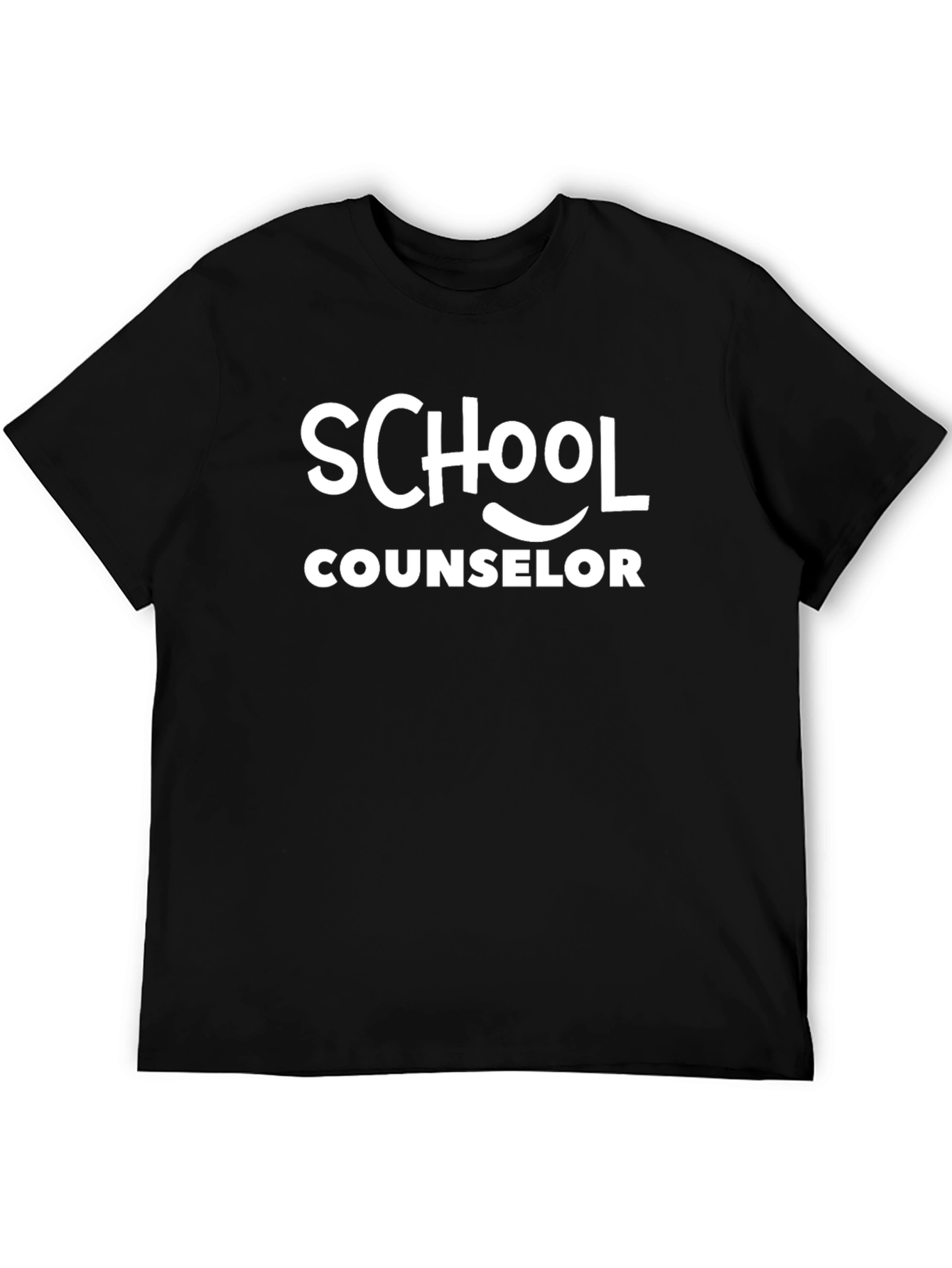 School Counselor T-Shirt - Black Graphic Tee
