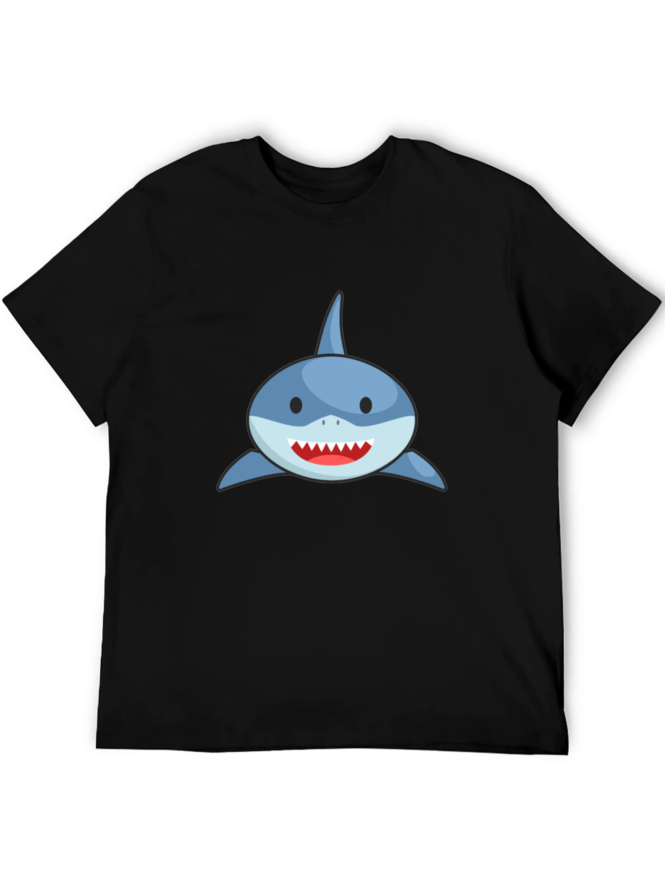 Shark Graphic Tee - Mens Black T-Shirt