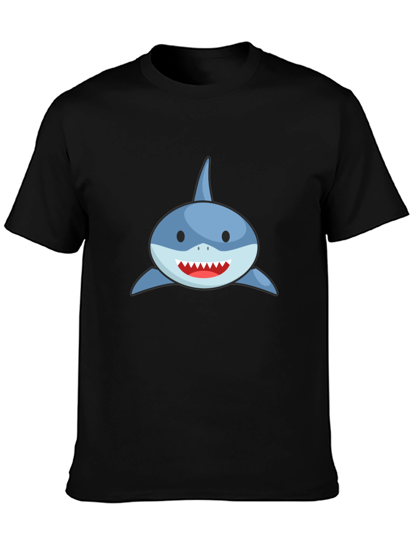 Shark Graphic Tee - Mens Black T-Shirt