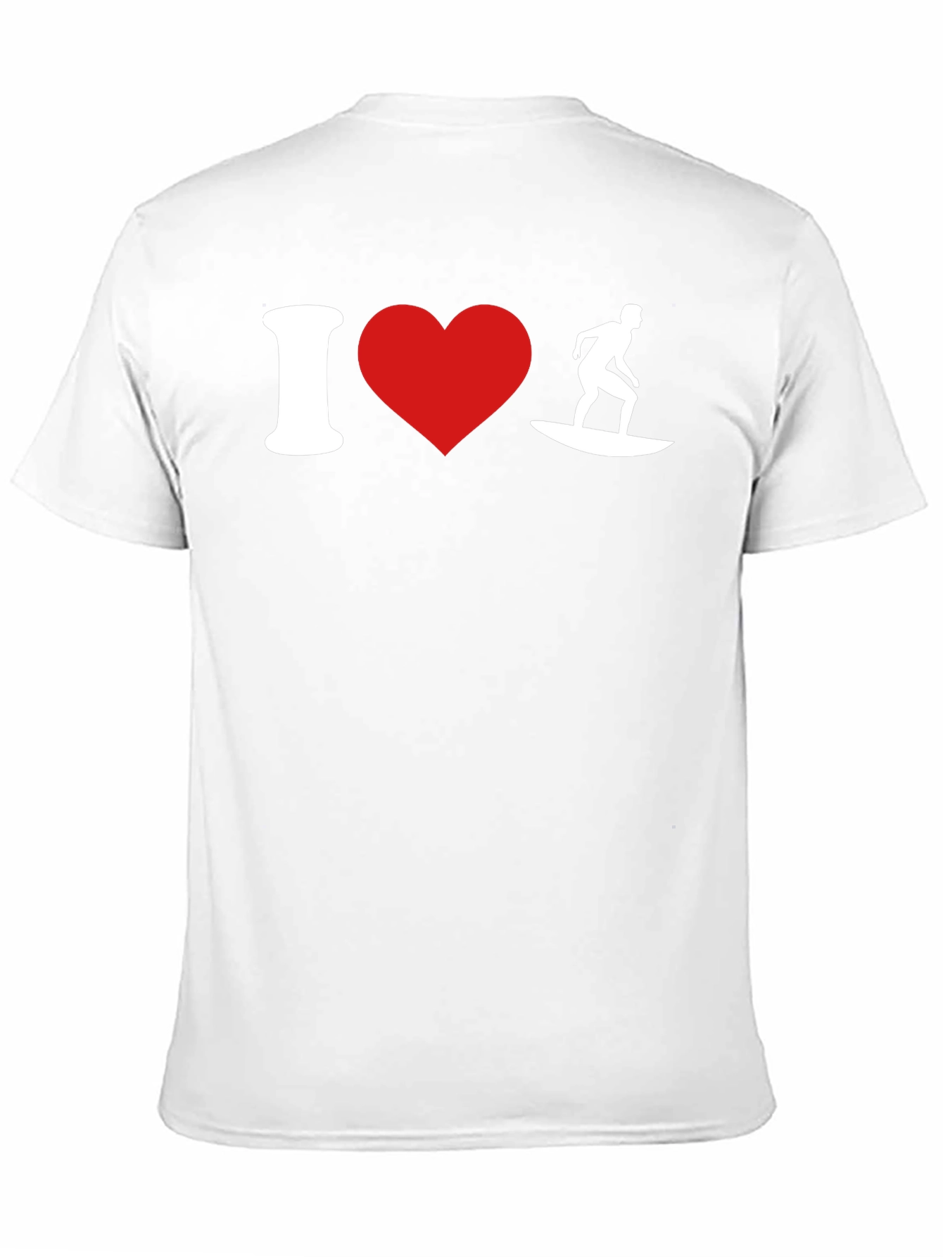 I Heart Surfing Black T-Shirt