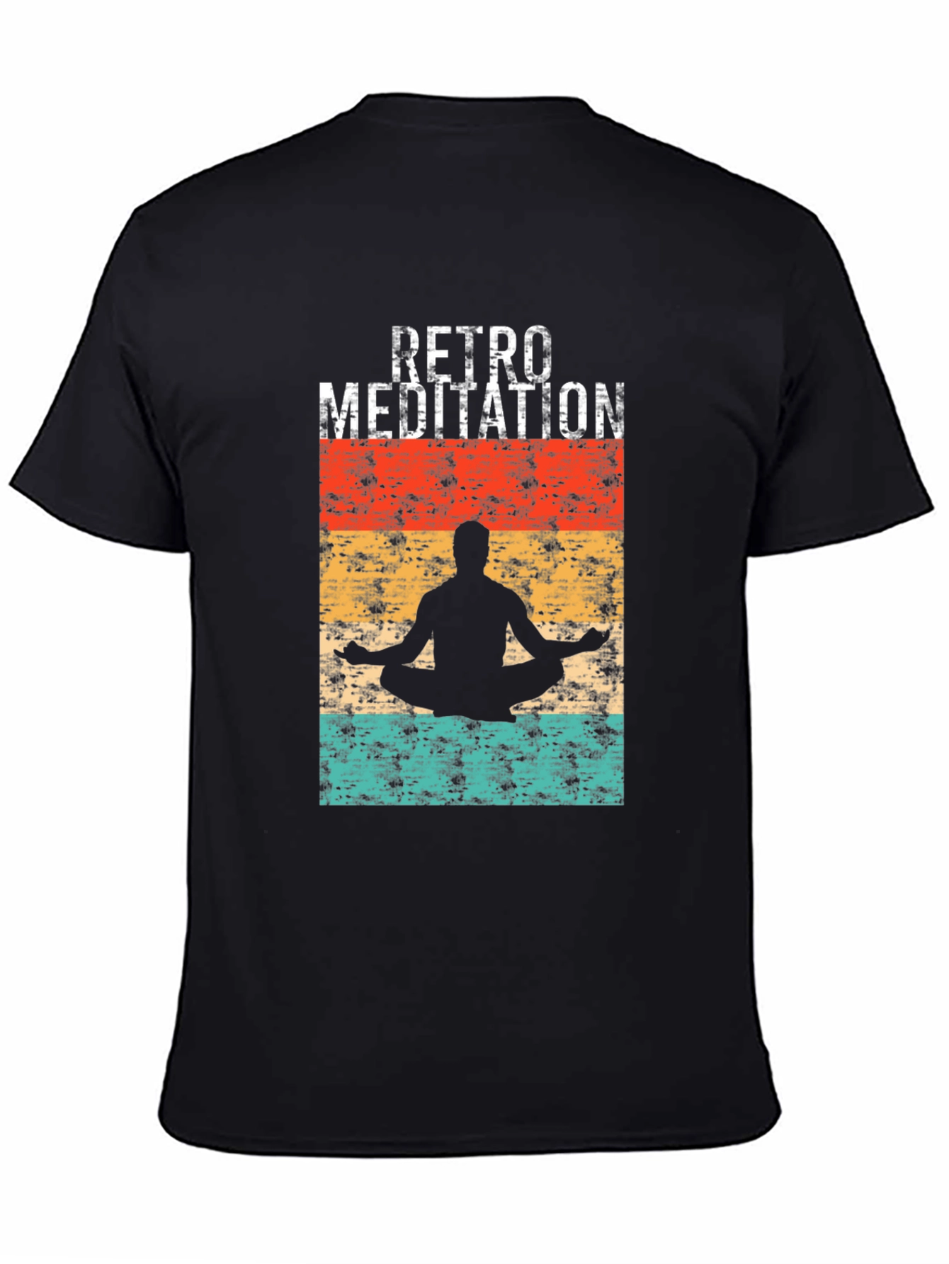 Retro Meditation T-Shirt - Relaxed Fit