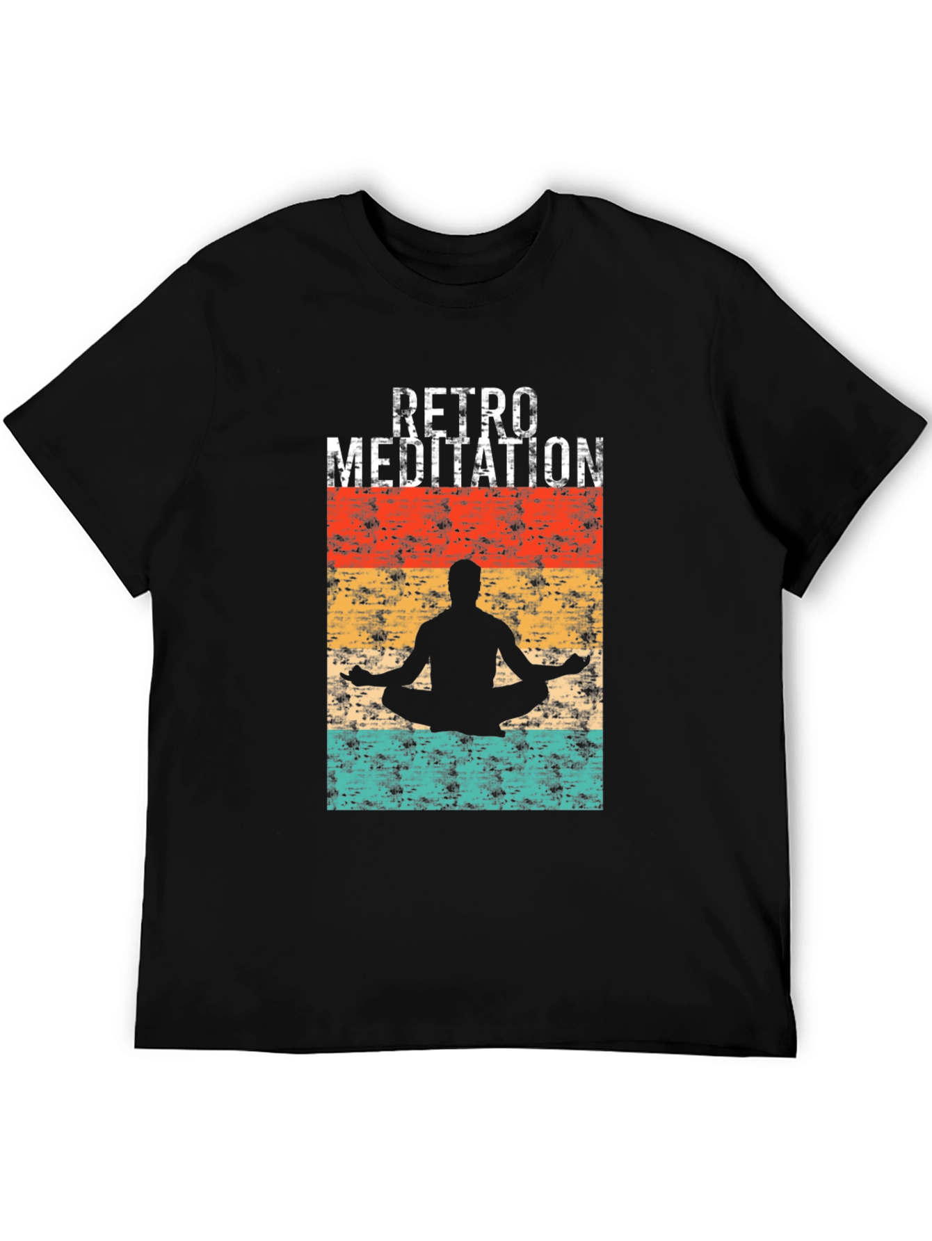 Retro Meditation T-Shirt - Relaxed Fit