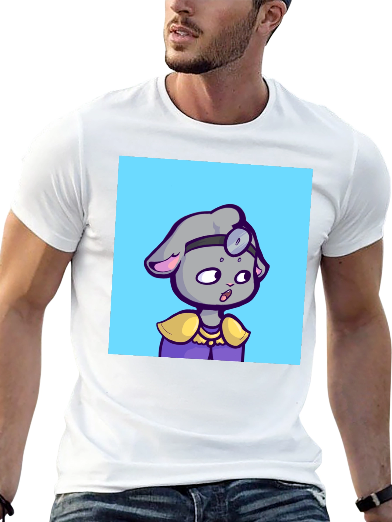 Doctor Rabbit Tee - Quirky Cartoon T-Shirt