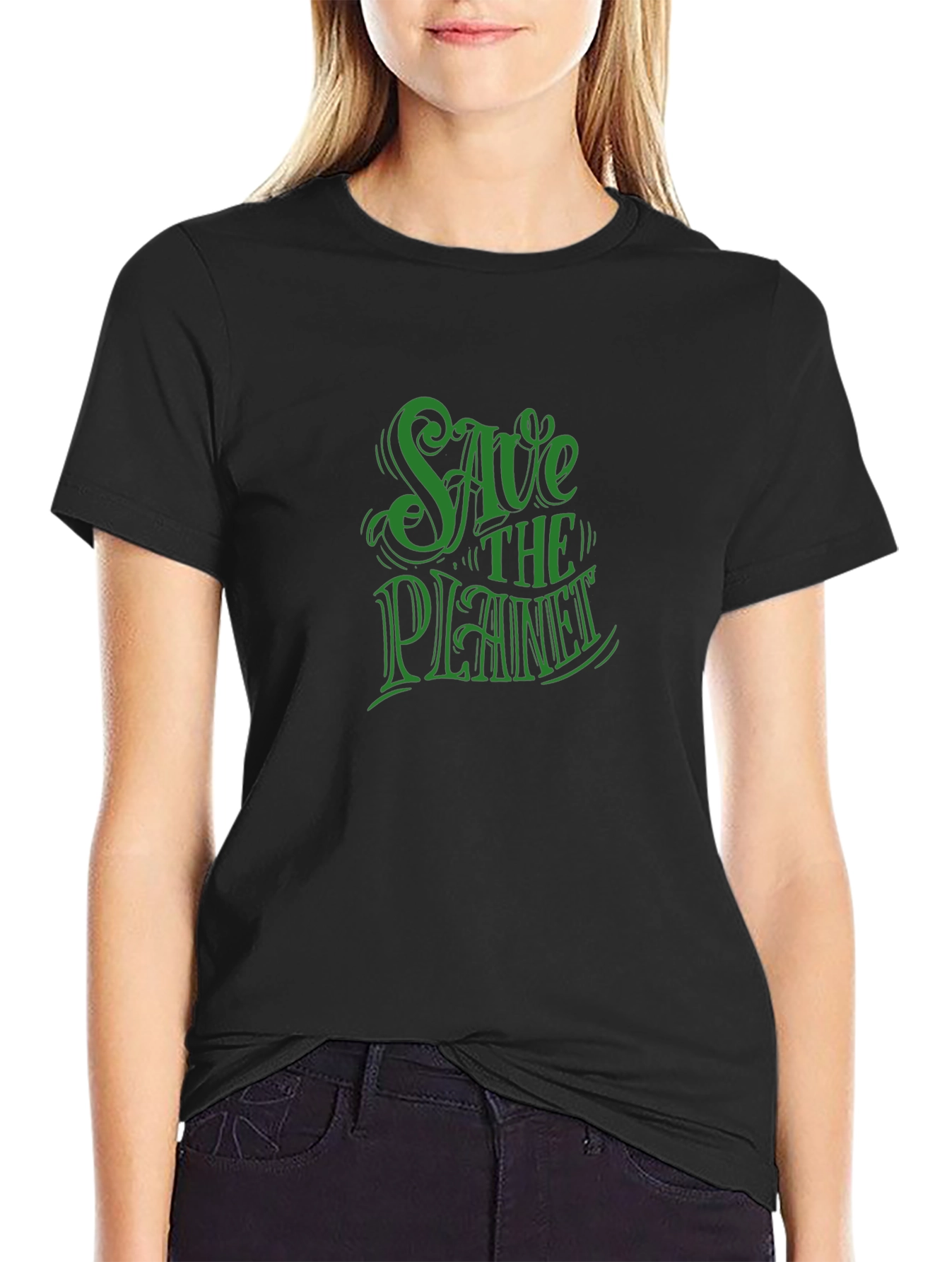 Save the Planet Graphic Tee - Eco-Friendly Statement Shirt