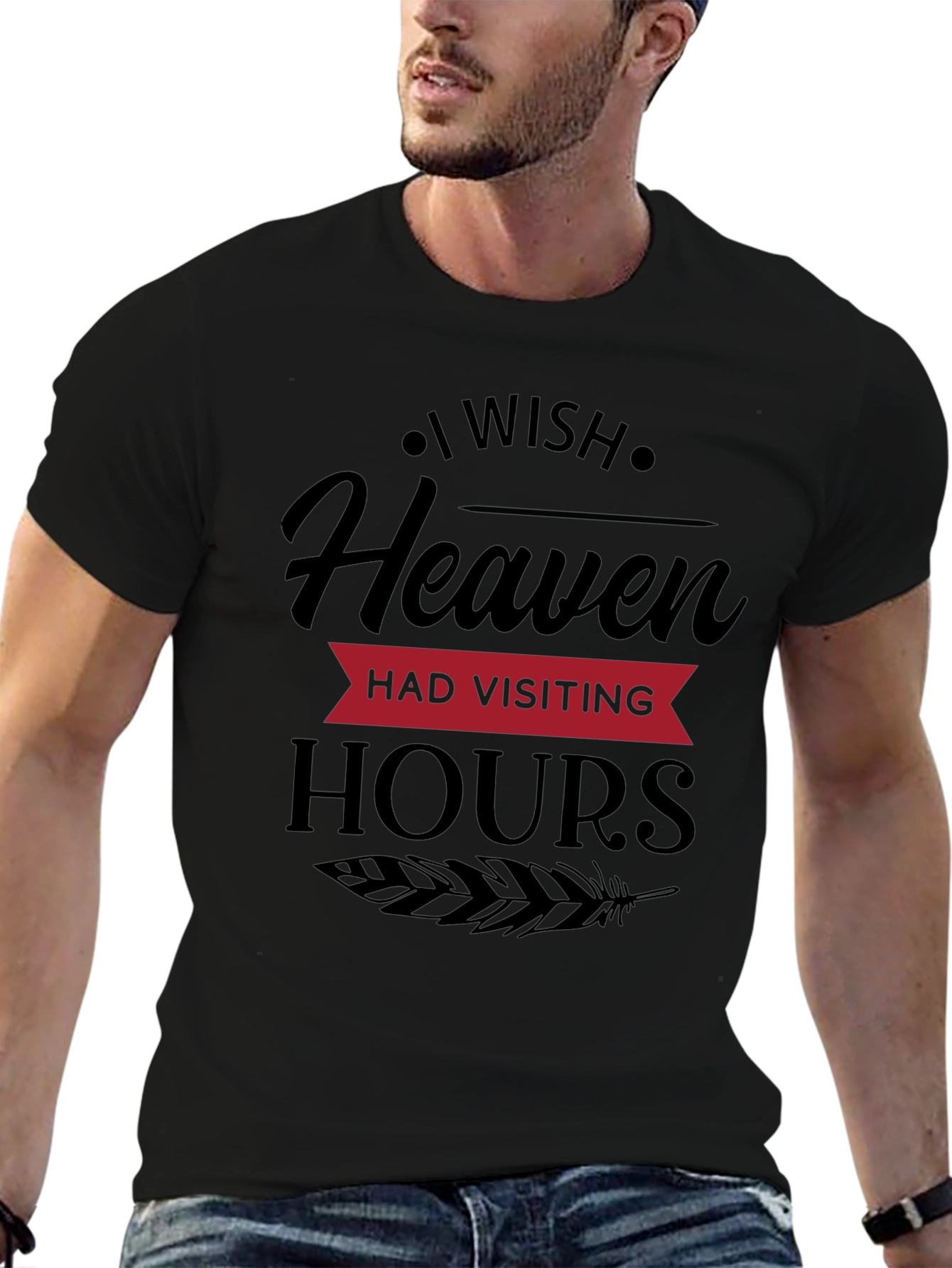 Heaven Visiting Hours Graphic Tee - Unisex