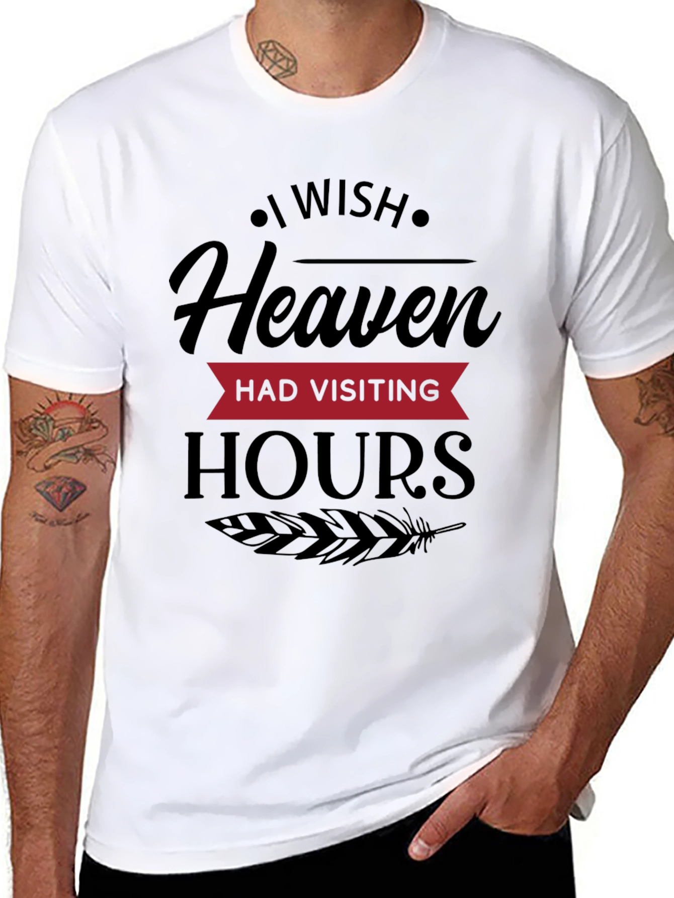 Heaven Visiting Hours Graphic Tee - Unisex