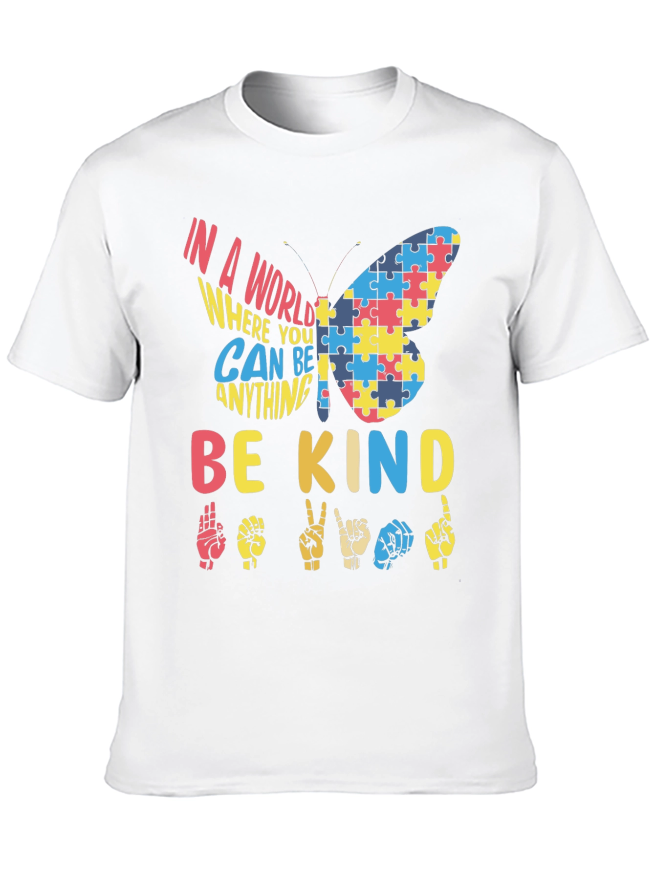 Autism Awareness Butterfly Kindness T-Shirt