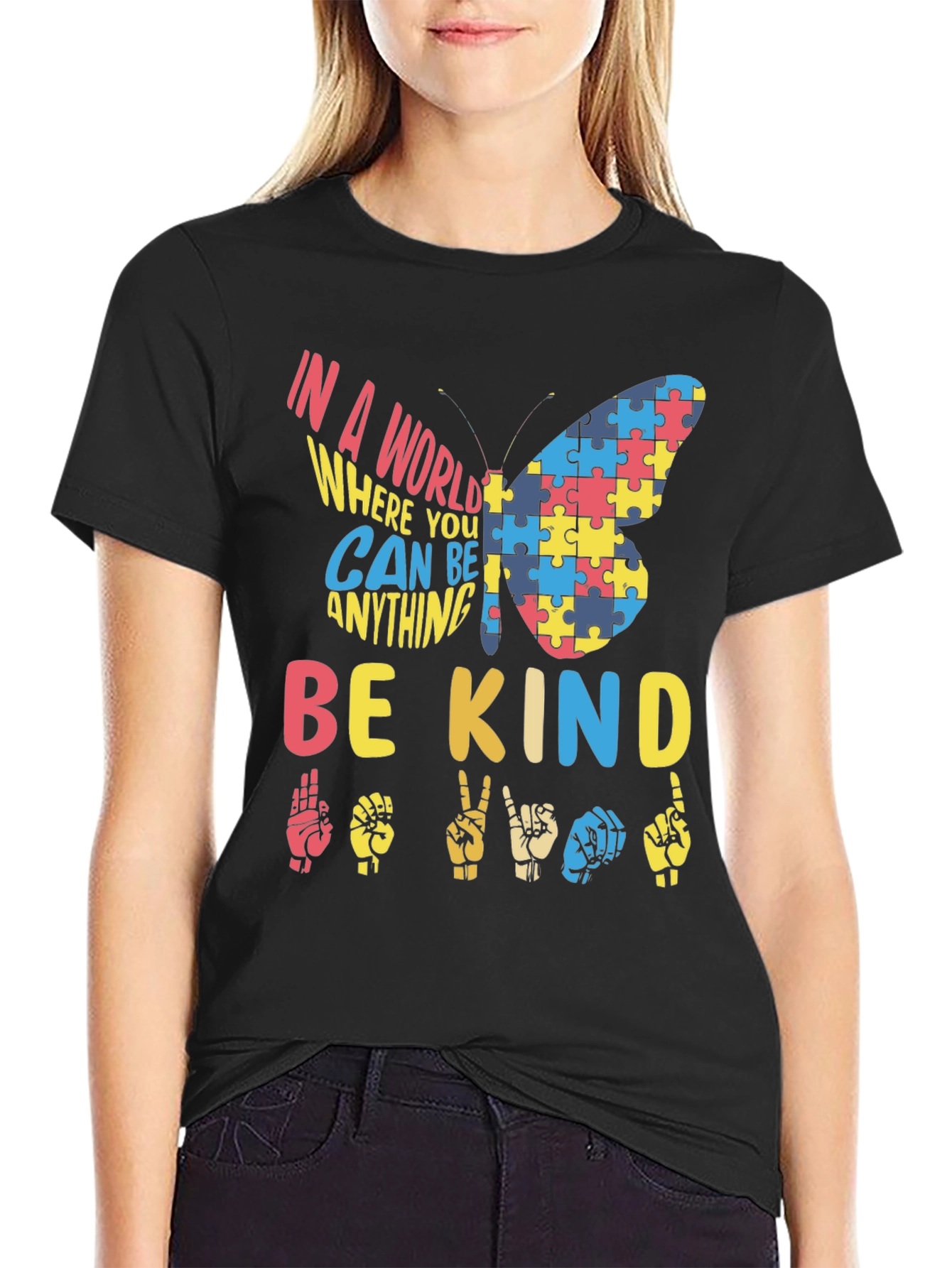 Autism Awareness Butterfly Kindness T-Shirt