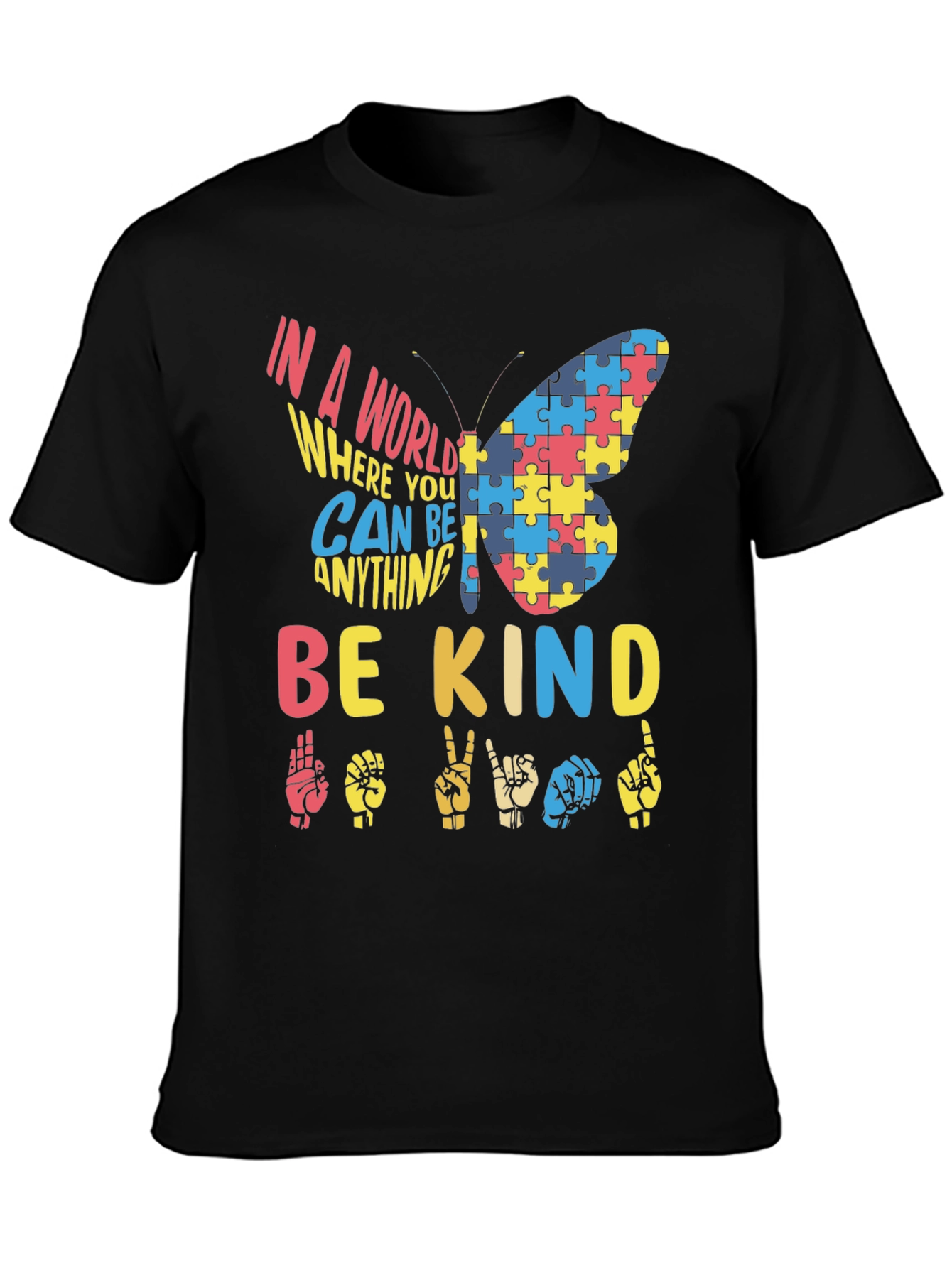 Autism Awareness Butterfly Kindness T-Shirt