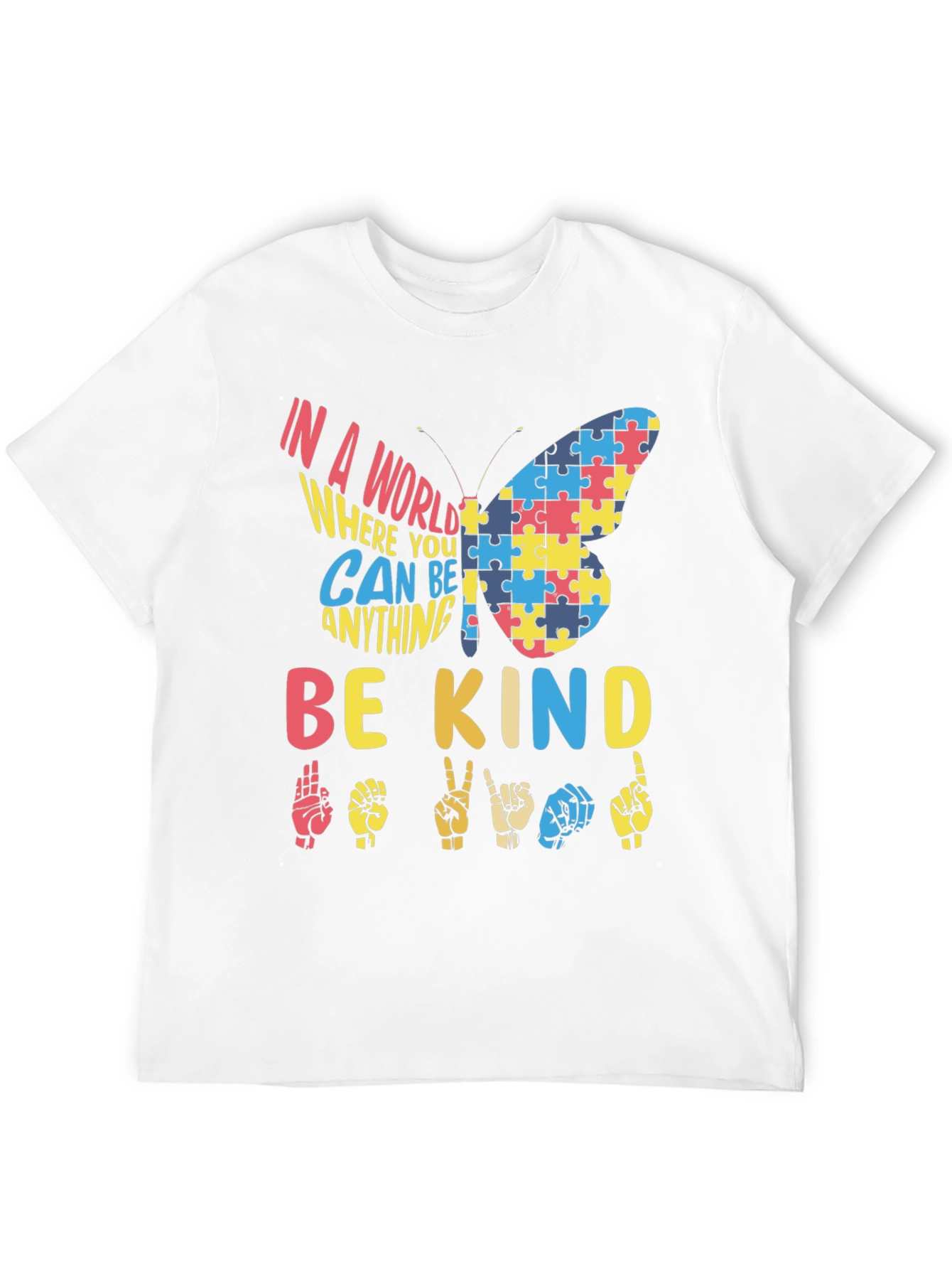 Autism Awareness Butterfly Kindness T-Shirt