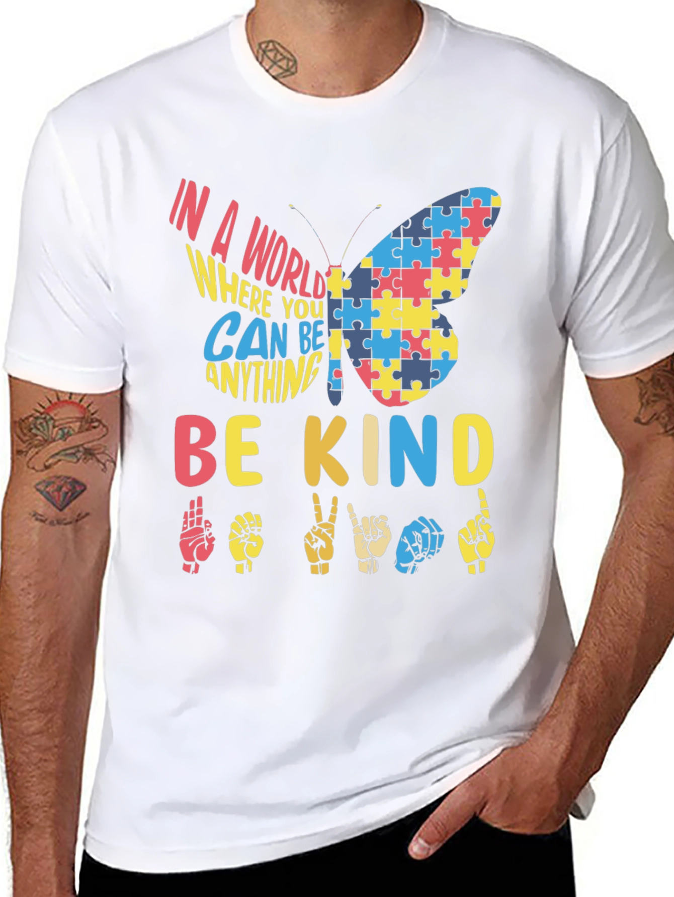Autism Awareness Butterfly Kindness T-Shirt