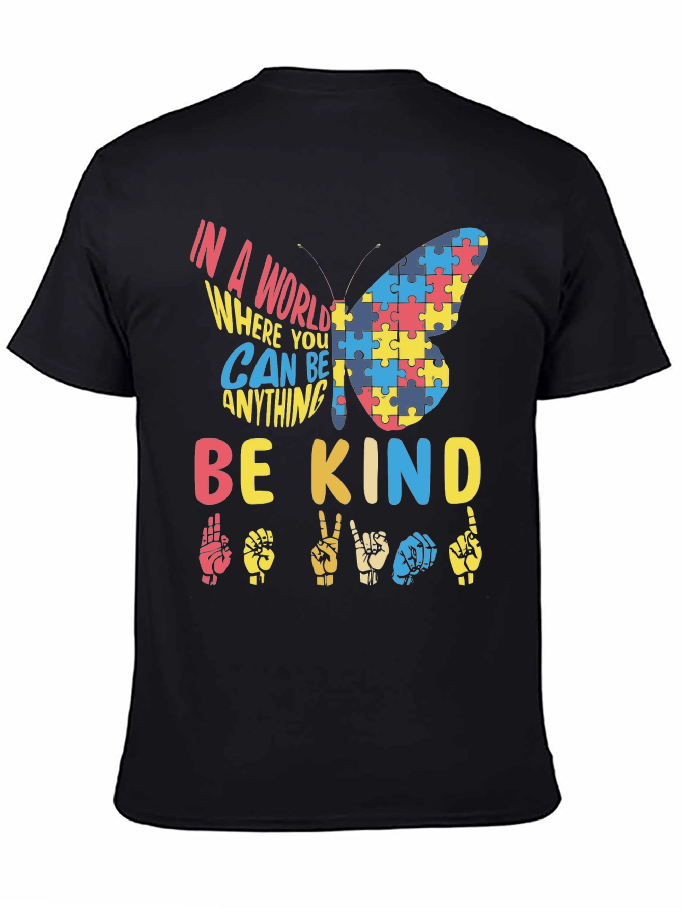 Autism Awareness Butterfly Kindness T-Shirt