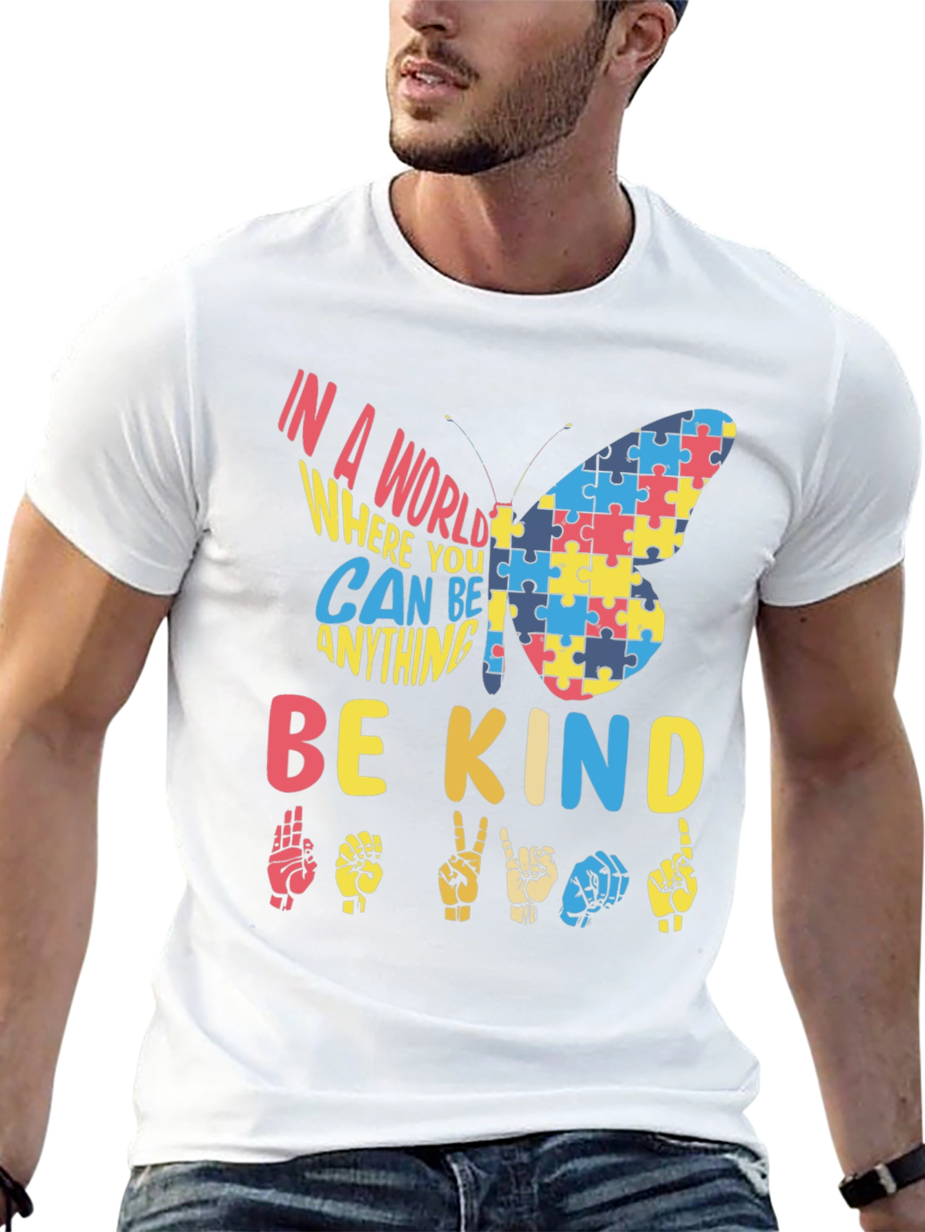 Autism Awareness Butterfly Kindness T-Shirt