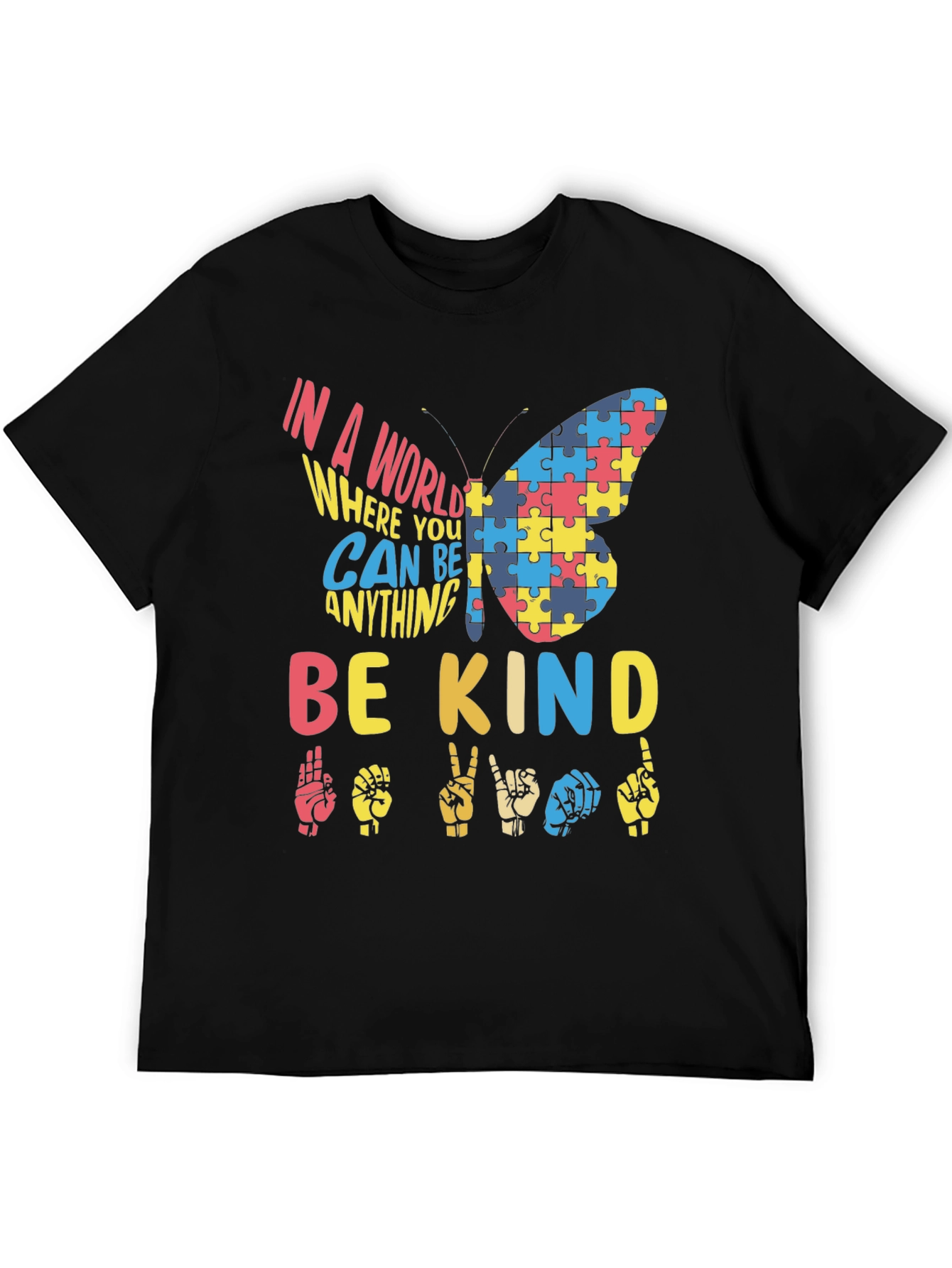 Autism Awareness Butterfly Kindness T-Shirt