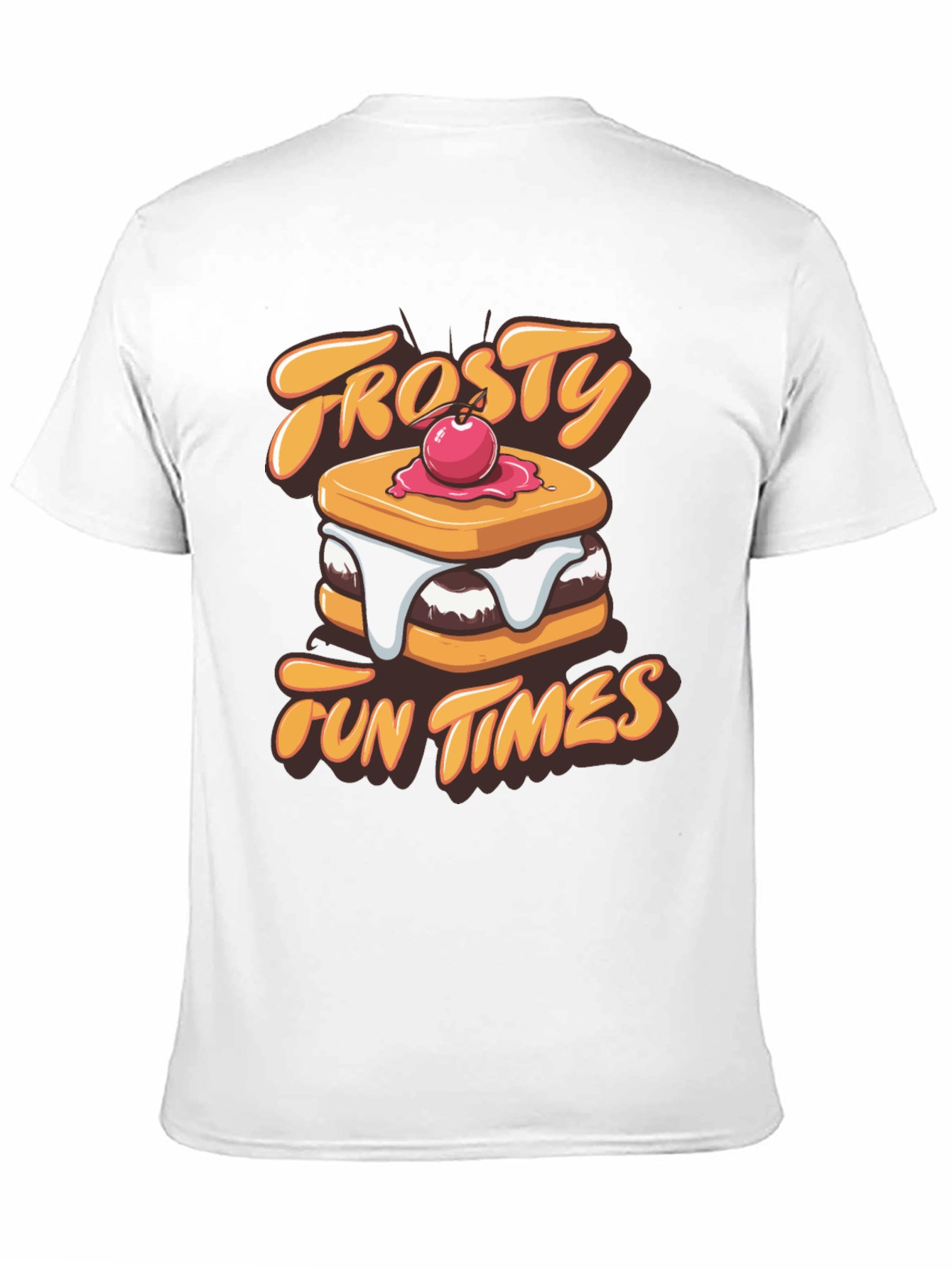 Frosty Fun Times Black Graphic T-Shirt