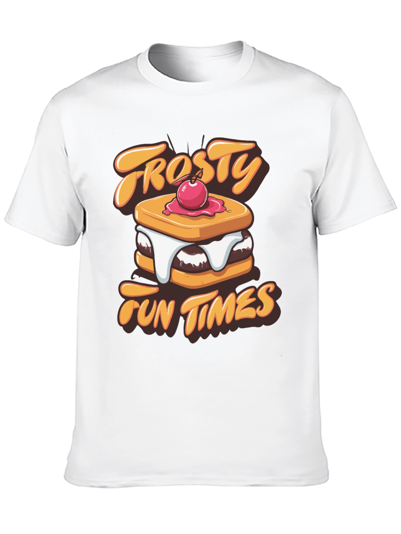 Frosty Fun Times Black Graphic T-Shirt